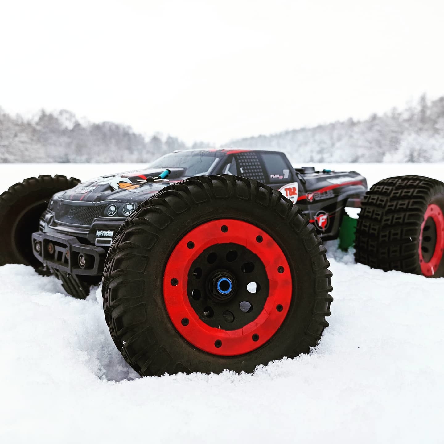 RC Thunder Tiger MT4G3 - My, Hobby, Toys, Winter, Longpost, Snow