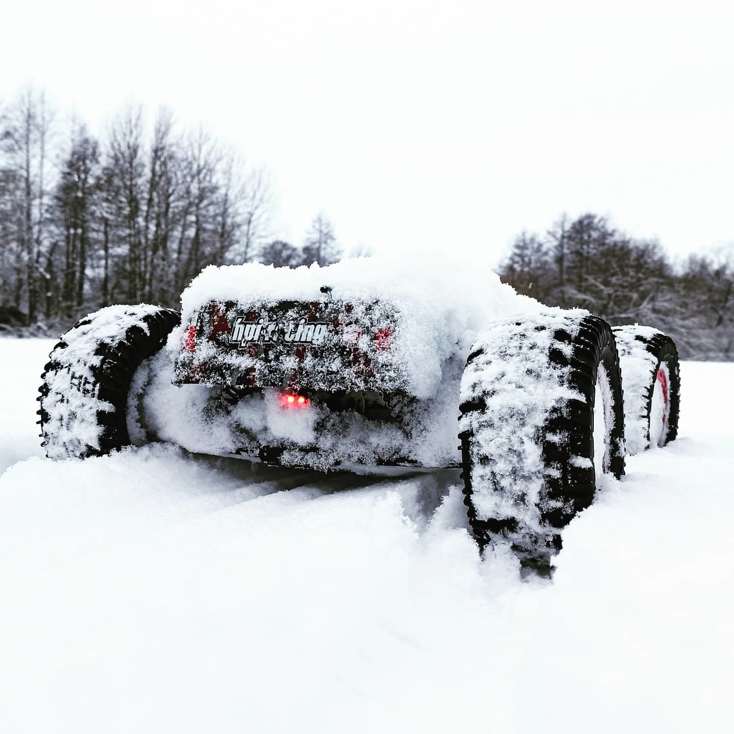 RC Thunder Tiger MT4G3 - My, Hobby, Toys, Winter, Longpost, Snow