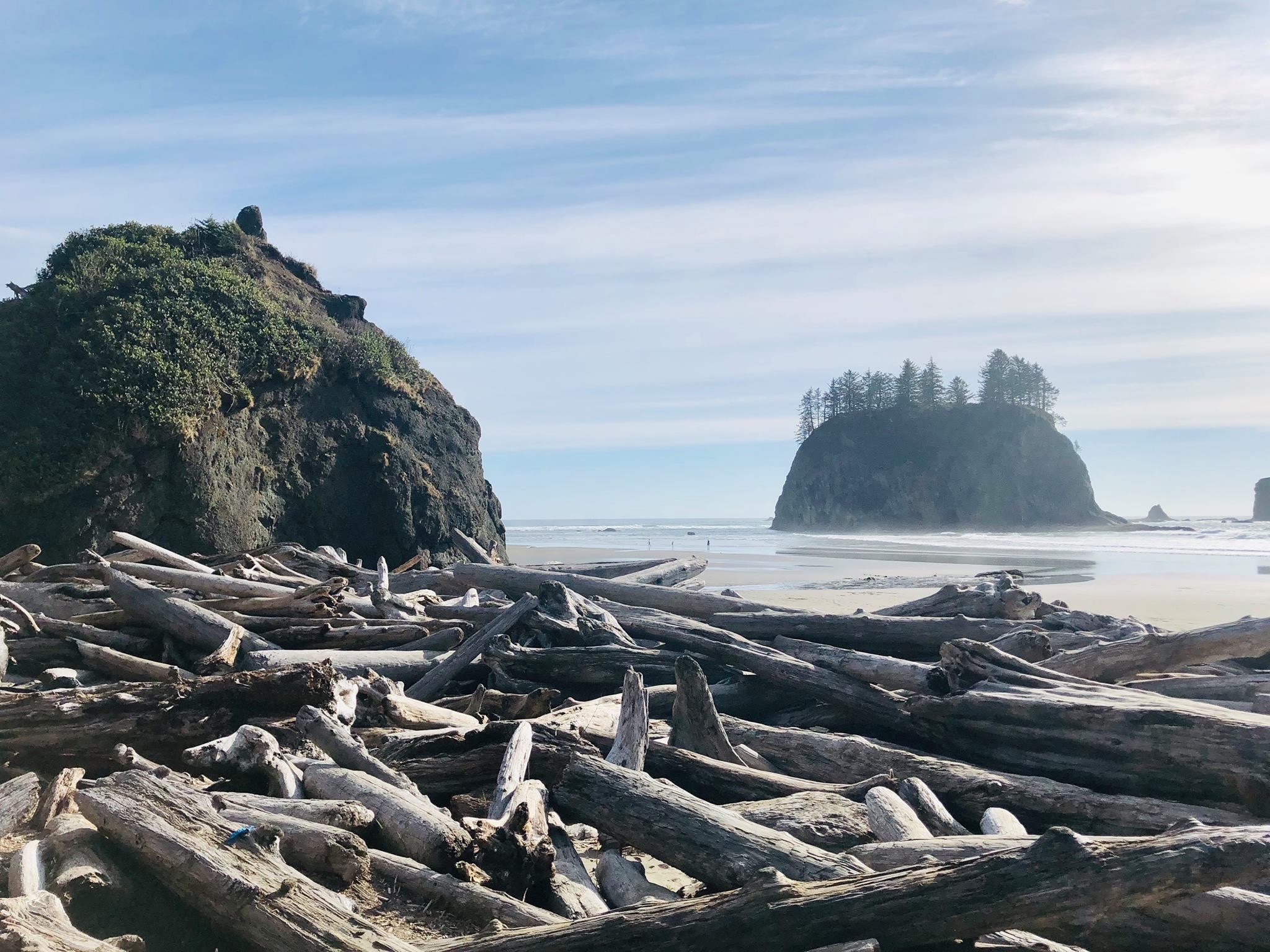 La Push - My, Seattle, USA, Ocean, Beach, Sunset, Longpost, dust, The photo