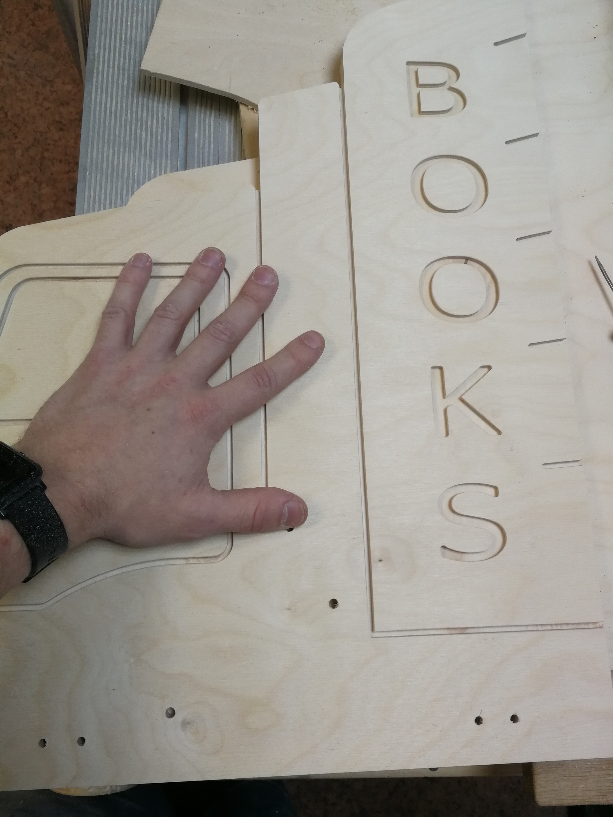 The manufacturing process and technology of our book truck - My, CNC, Carpenter, Woodworking, With your own hands, Production, For beginners, Mat, Longpost, Needlework with process