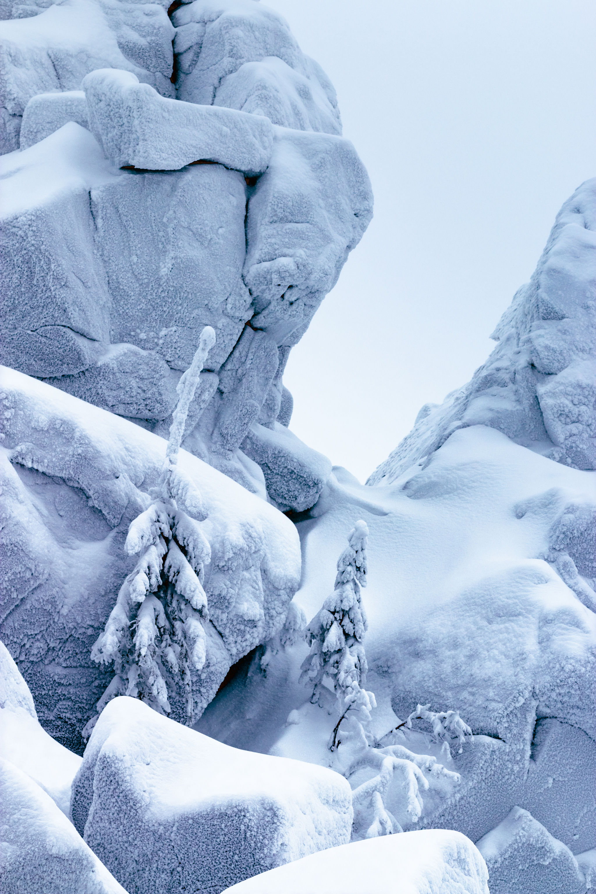 Winter fairy tale on Mount Kachkanar - My, Winter, Kachkanar, Ural, The photo, The mountains, Forest, Longpost