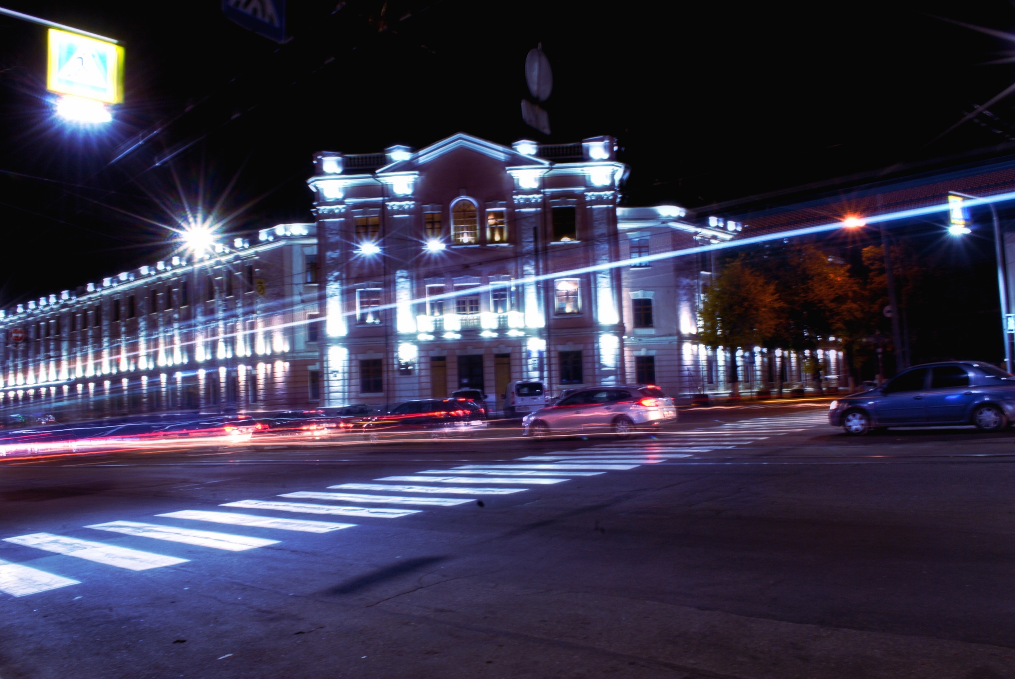 Post long exposure part 2. Equipment Nikon D200 Nikkor 18-55mm.kit - My, Long exposure, Night city