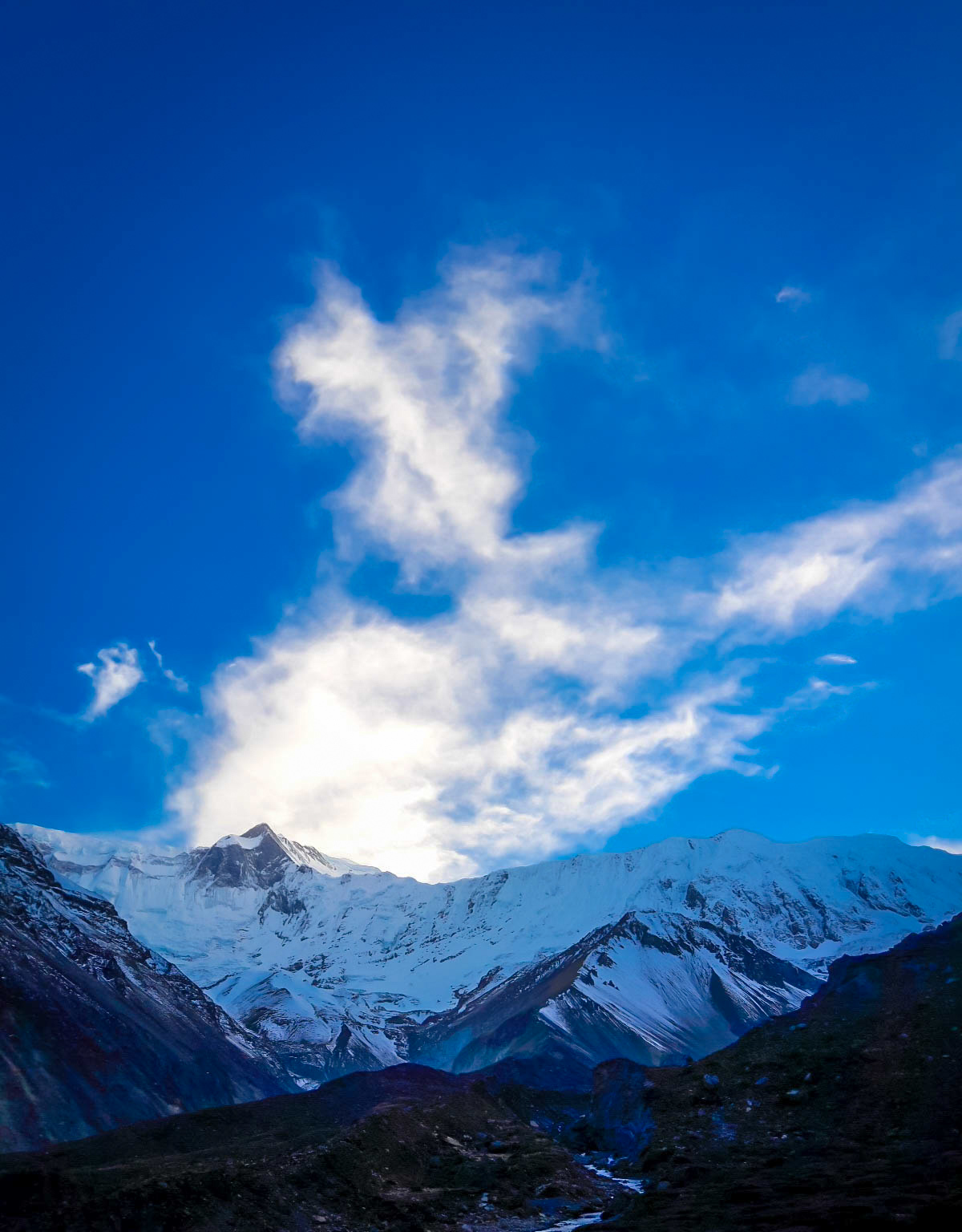 Nepal. Trek around Annapurna. Part 5. Lake Tilicho. 4919m - My, Nepal, Annapurna, Mountain tourism, Mobile photography, Travels, Longpost