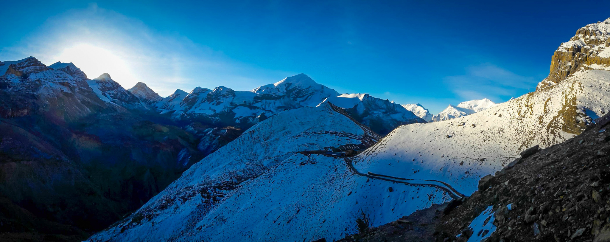 Nepal. Trek around Annapurna. Part 6. Thorong La Pass. 5416m - My, Nepal, Travels, Hike, Mountain tourism, Mobile photography, Physical Education, Longpost