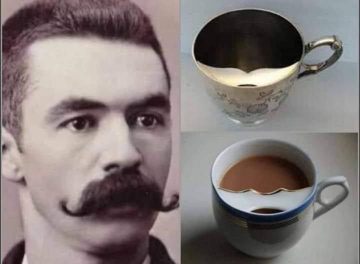 Чашки для усатых. Великобритания, 19 век. Какая забота! | Пикабу