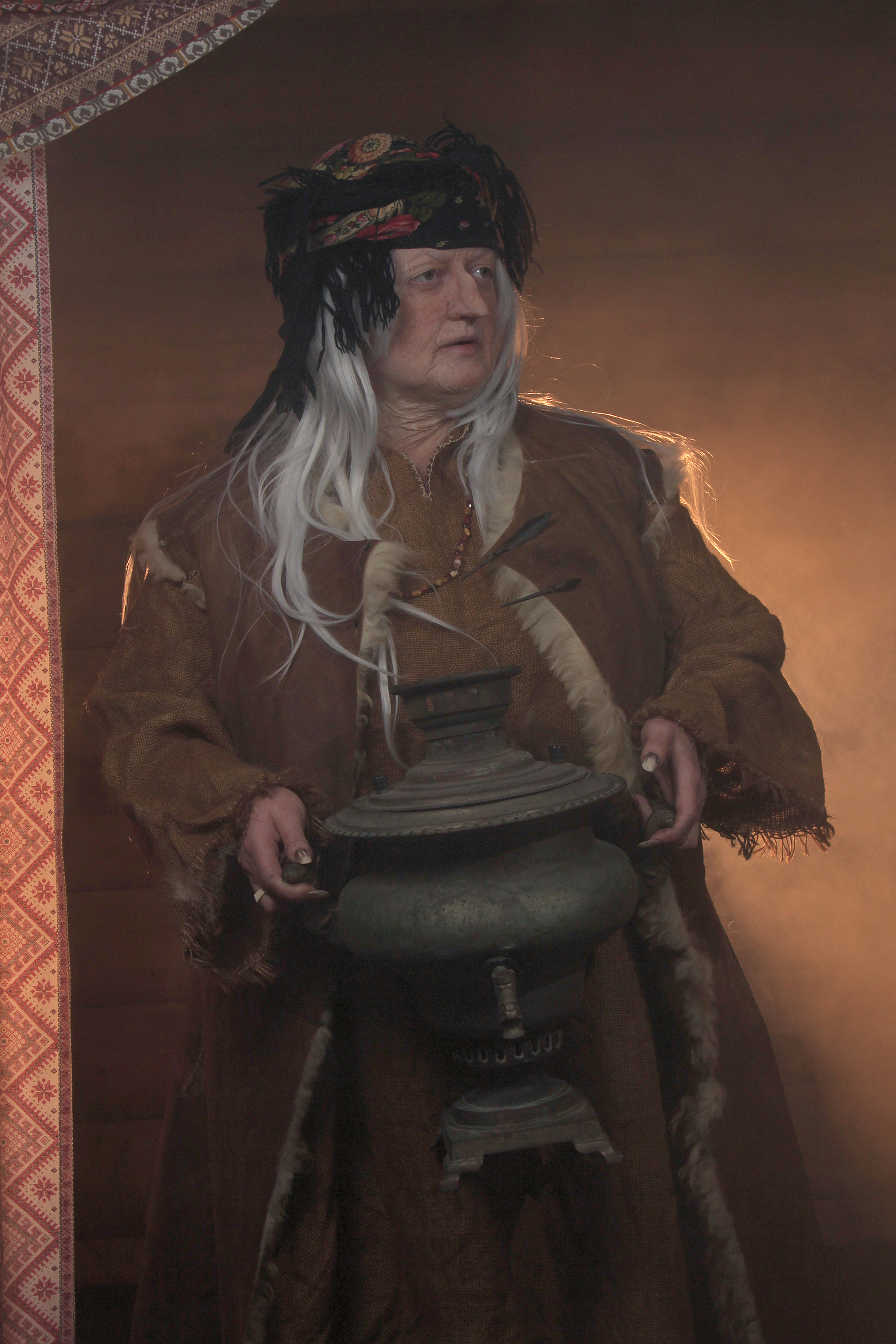 Baba Yaga in her natural habitat - My, Baba Yaga, Cosplay, The photo, Longpost, Women