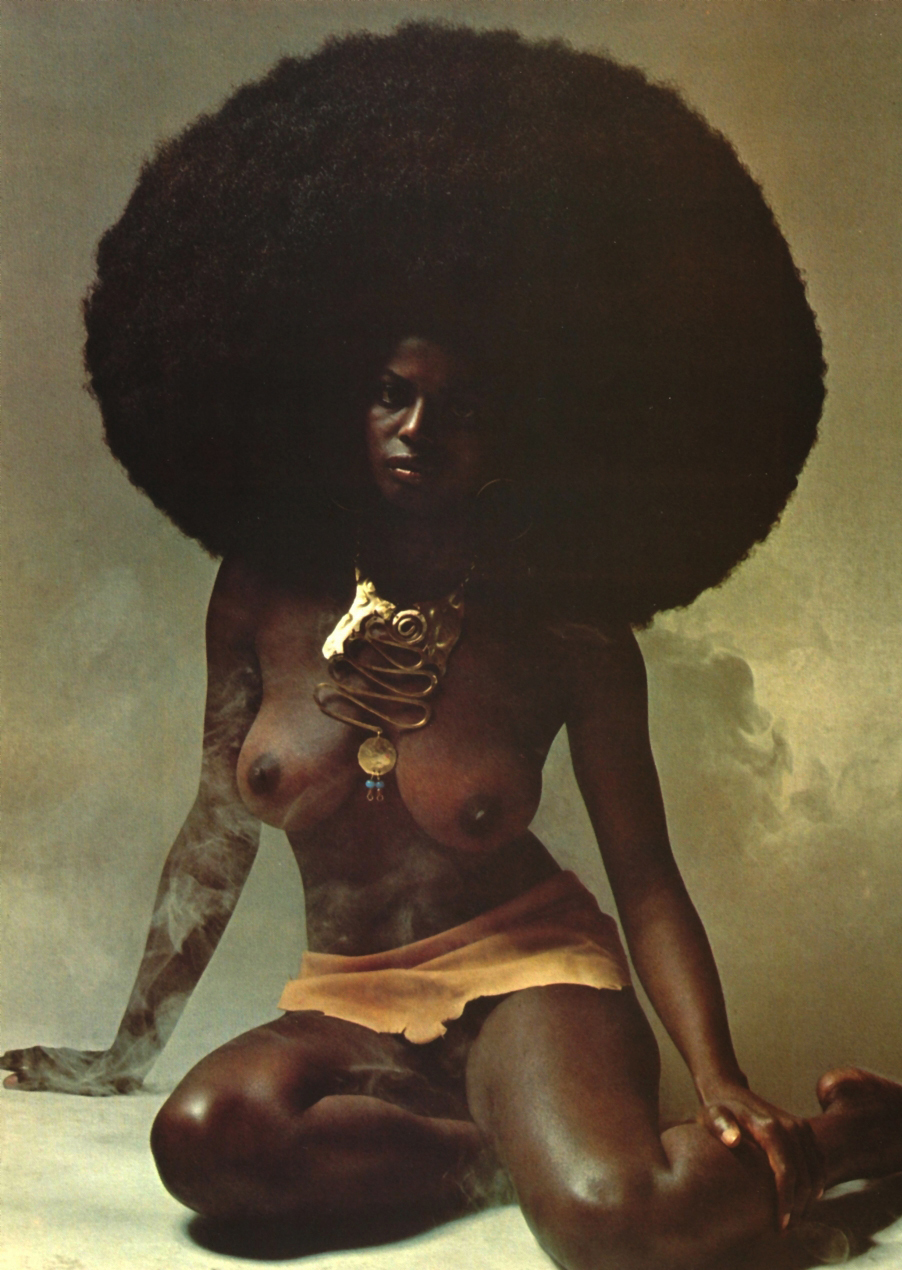 Retro dark-skinned women - NSFW, Erotic, Girls, Ebony, Pubes, Longpost