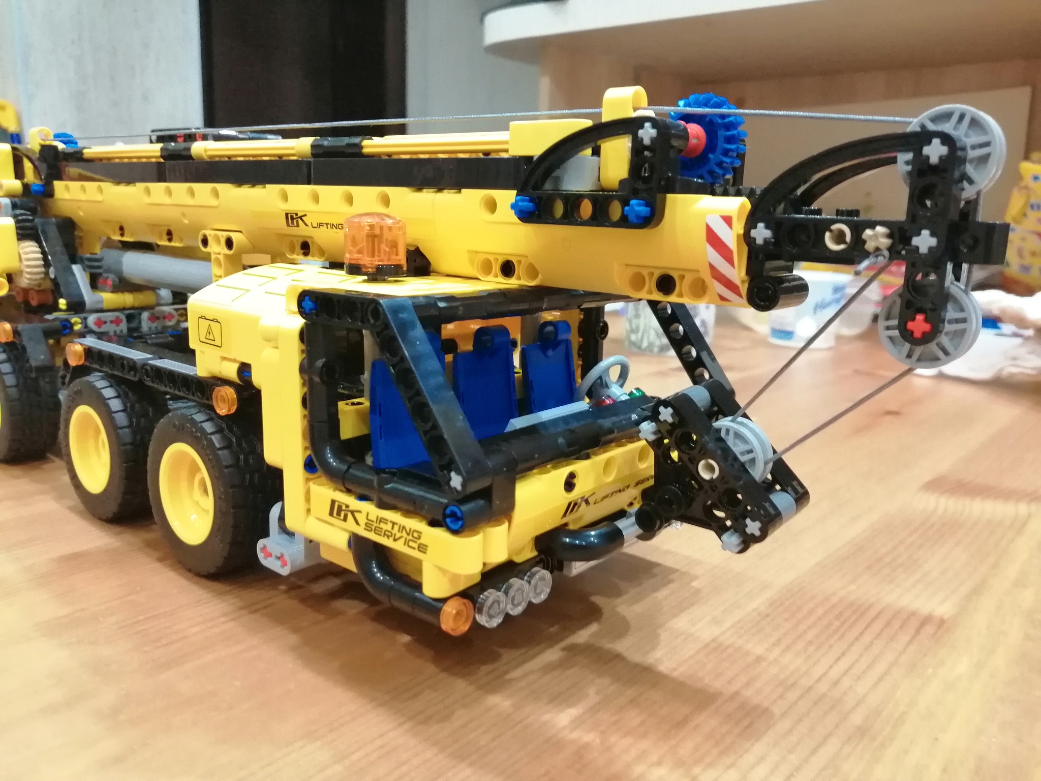 Очередной жёлтый кран от лего - Моё, LEGO, LEGO technic, Конструктор, Кран, Видео, Длиннопост