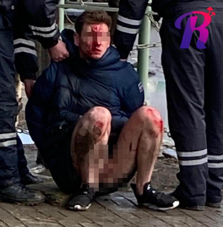 In Astrakhan, the half-naked son of a United Russia deputy knocked down a military prosecutor and his wife at a pedestrian crossing - news, Astrakhan, Road accident, Video, Negative