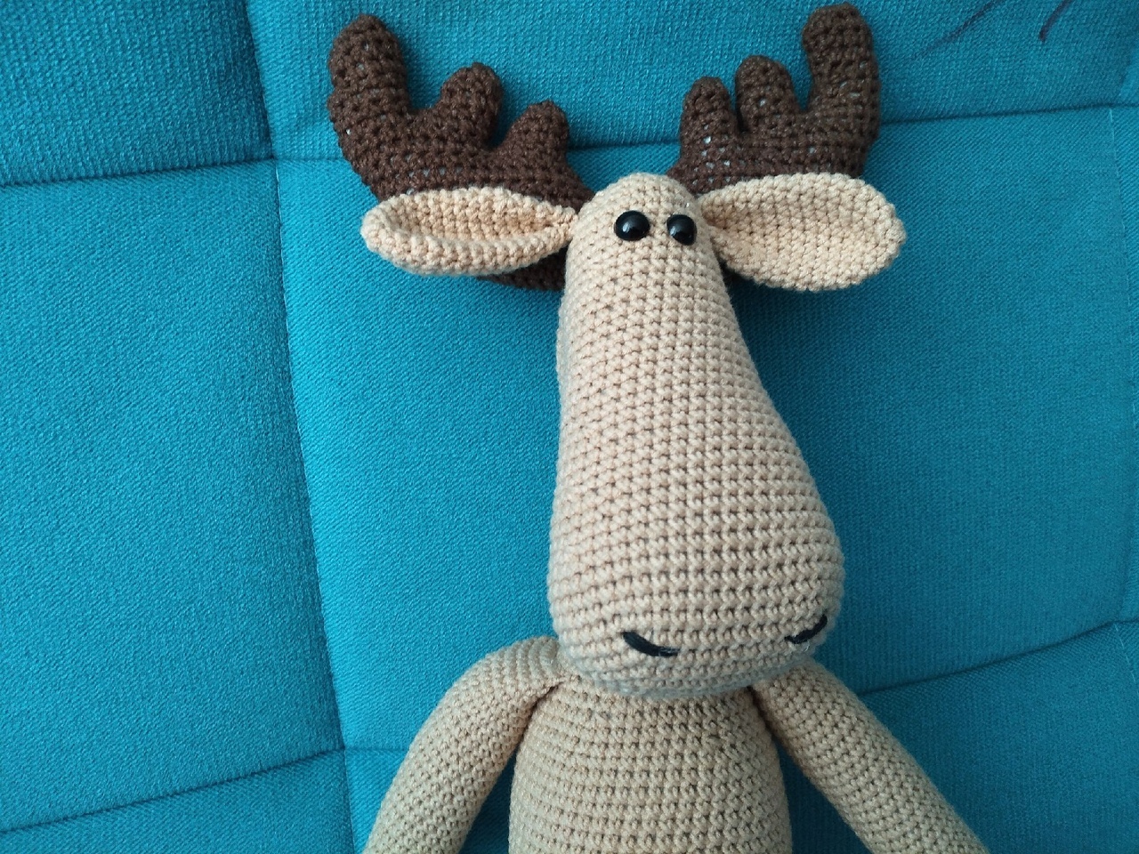 Private of the Sofa Troops - Bernard! - My, knitted competition, Longpost, cat, Knitting, Needlework with process, Elk