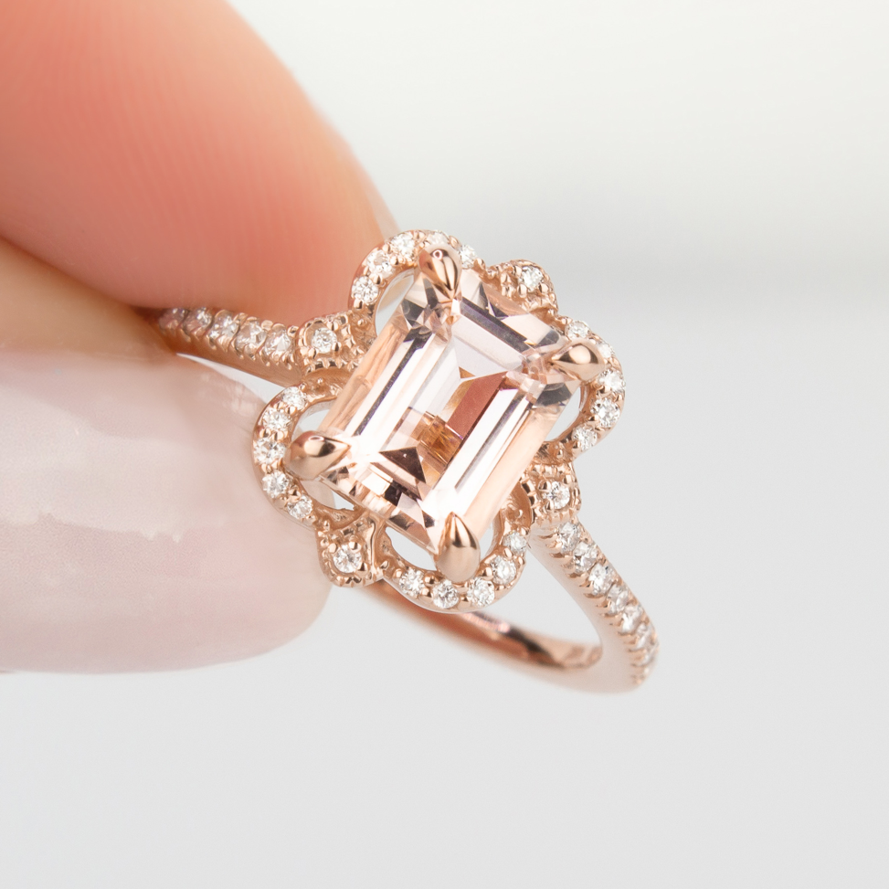 Incredibly delicate, beautiful morganite - My, Minerals, Decoration, Gems, Color, Spinel, Sapphire, Diamonds, Jewelry, Jewelry, Jewelcrafting, The photo, Tenderness, Beautiful, Ring, Pendant, Suspension, Longpost