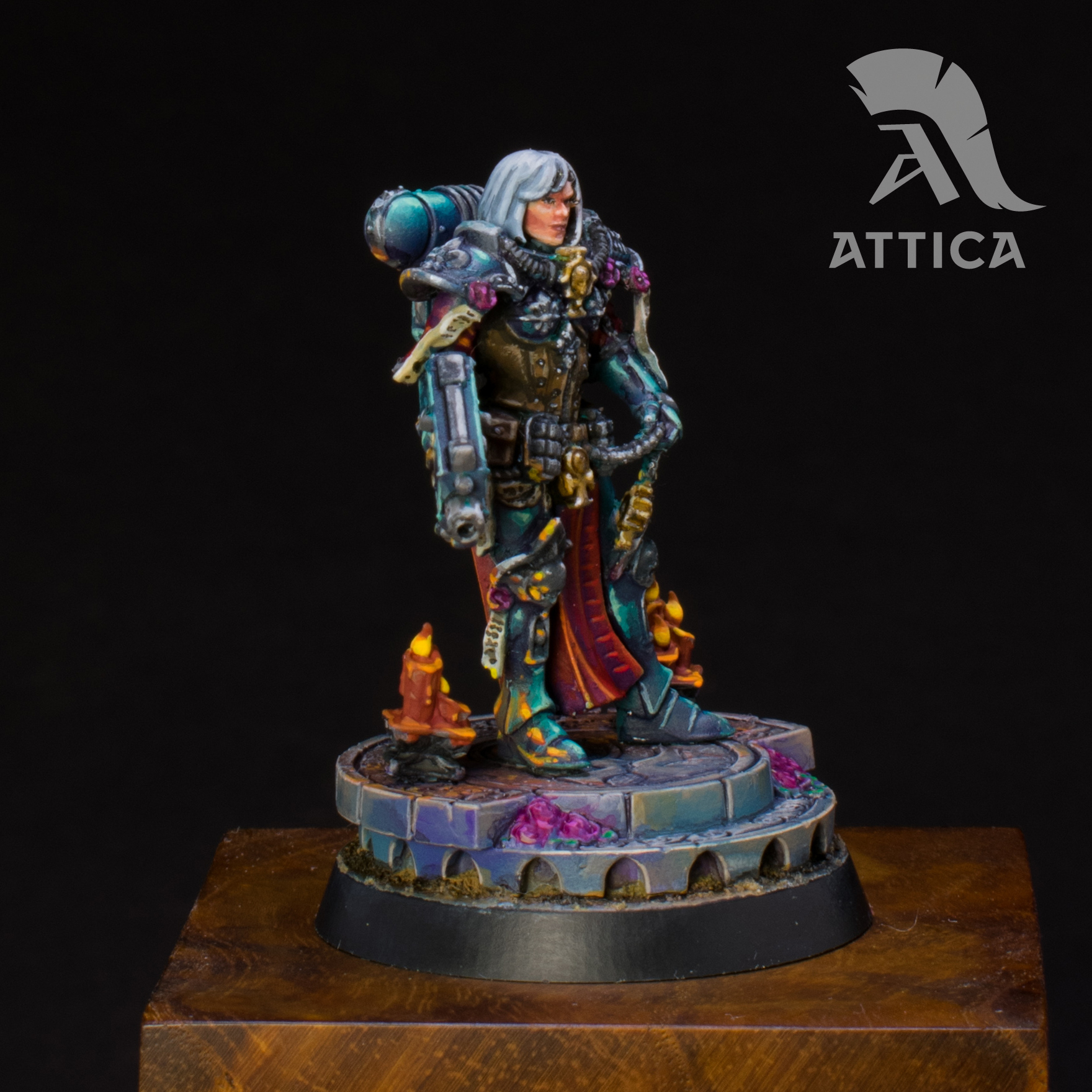 Амалия Новена - Моё, Warhammer 40k, Warhammer, Покраска миниатюр, Роспись, Миниатюра, Games Workshop, Настольный варгейм, Длиннопост