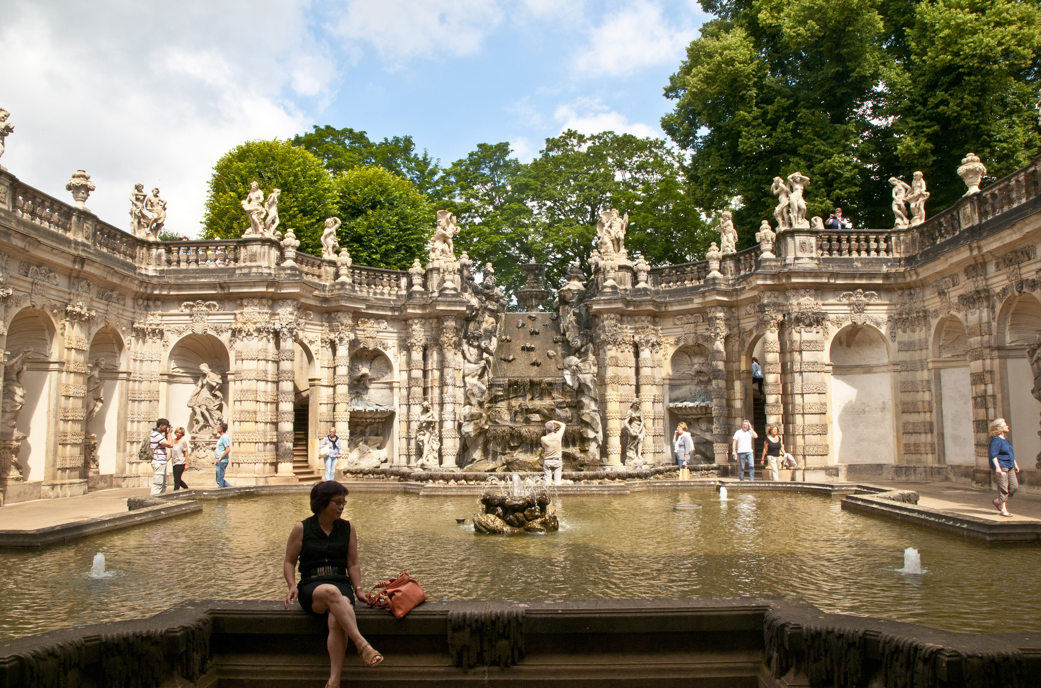 Dresden, Germany. Part three - My, Dresden, Germany, Zwinger, Travels, The cathedral, Opera and opera houses, Fountain, Longpost