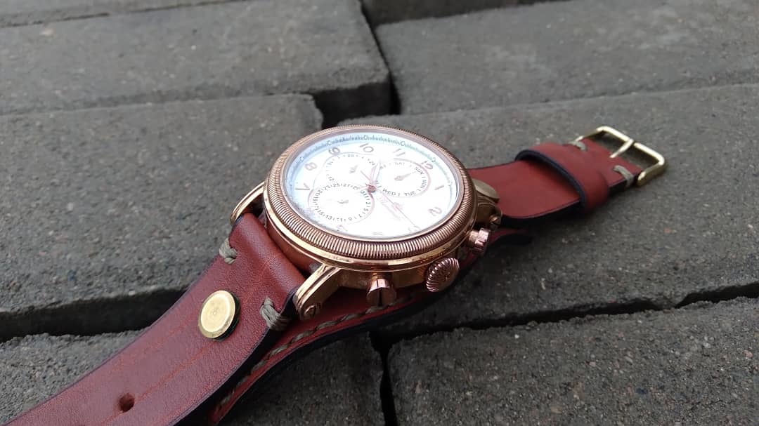 Часы Romanoff. Ремешок ручной работы | Пикабу