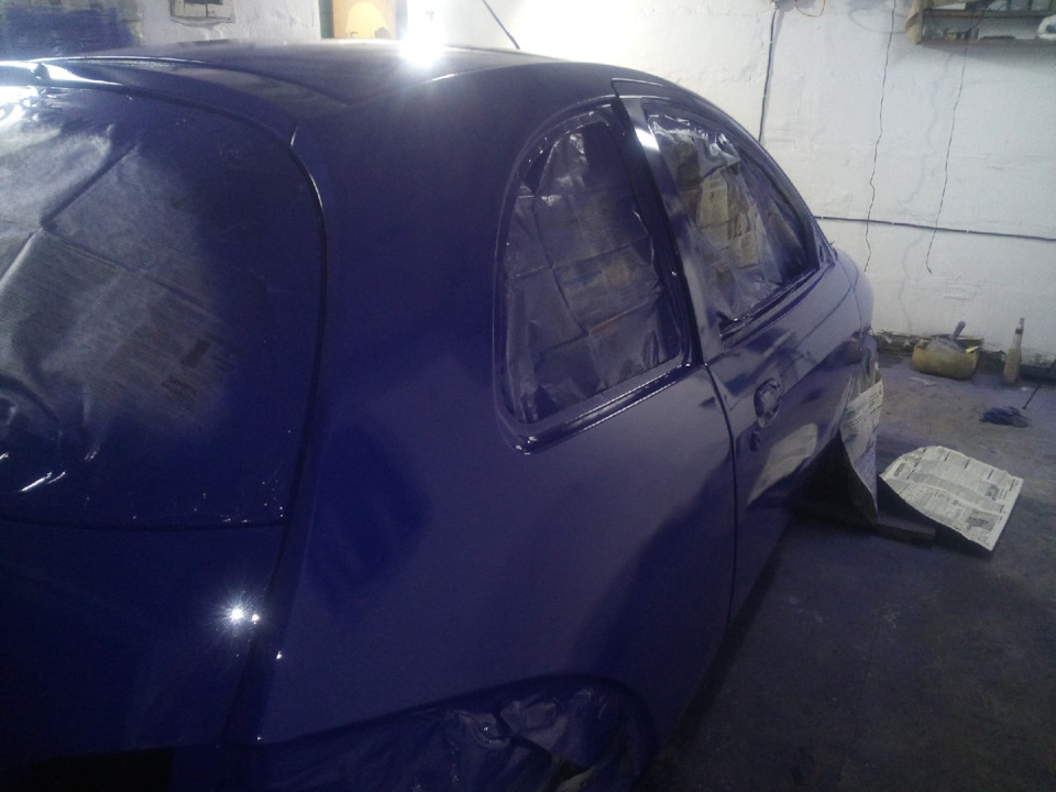 Ford Ka repair, welding and painting, part 2 - My, Auto repair, Ford, Welding, Painting, Garage, Drive2, Video, Longpost