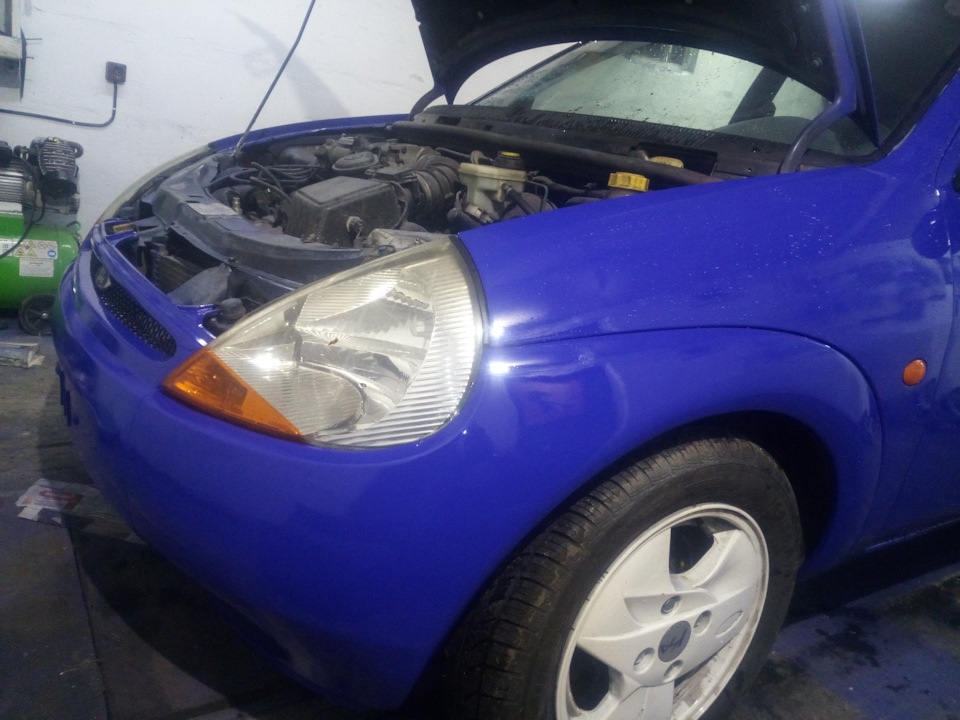 Ford Ka repair, welding and painting, part 2 - My, Auto repair, Ford, Welding, Painting, Garage, Drive2, Video, Longpost