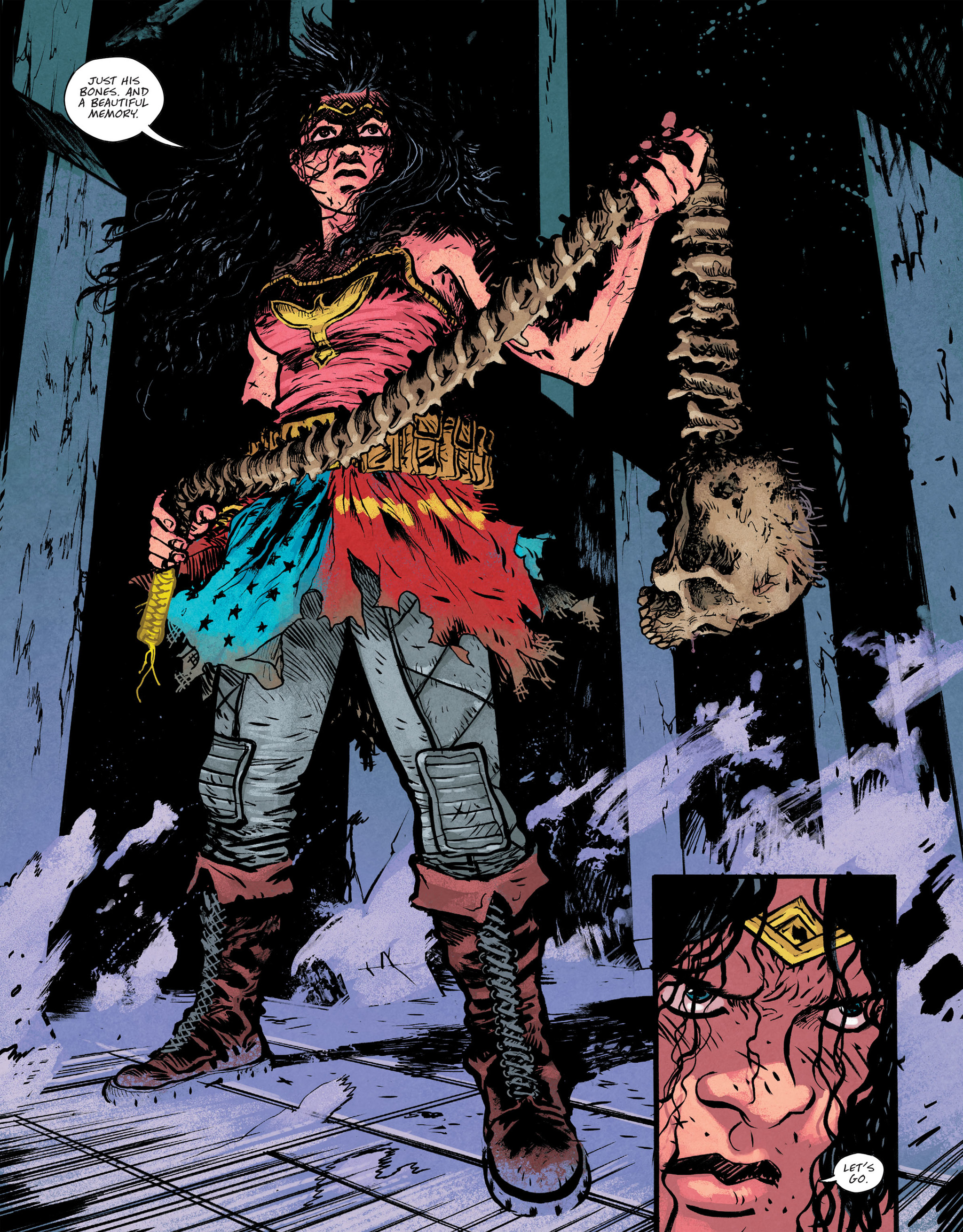 Wonder Woman. Dead Earth - My, Longpost, Wonder Woman, Post apocalypse, Comics, Dc comics