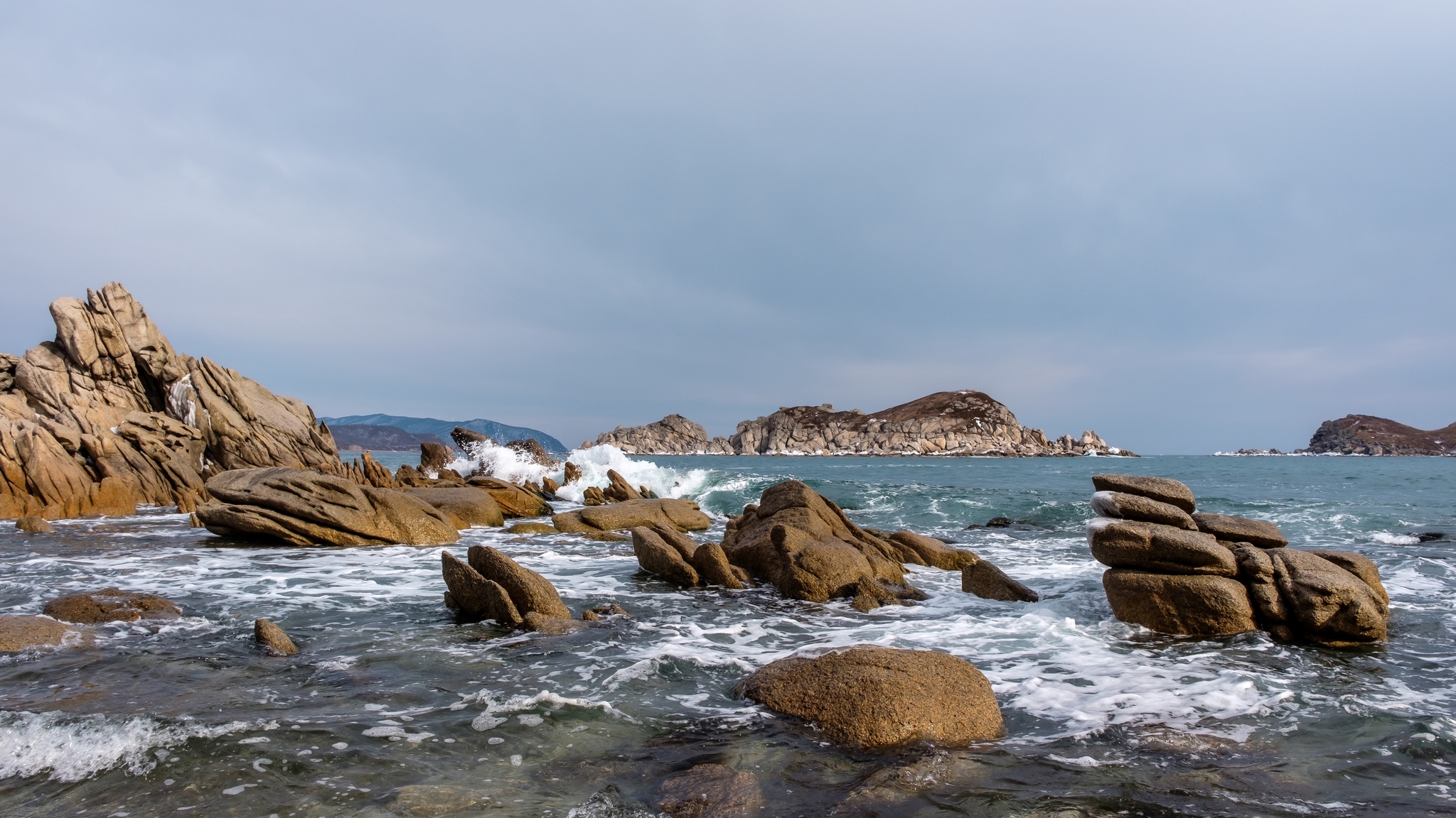 Spring sea - My, Photographer, The photo, Nature, Travels, Landscape, Sea, Дальний Восток, Primorsky Krai, Longpost, Triozerye