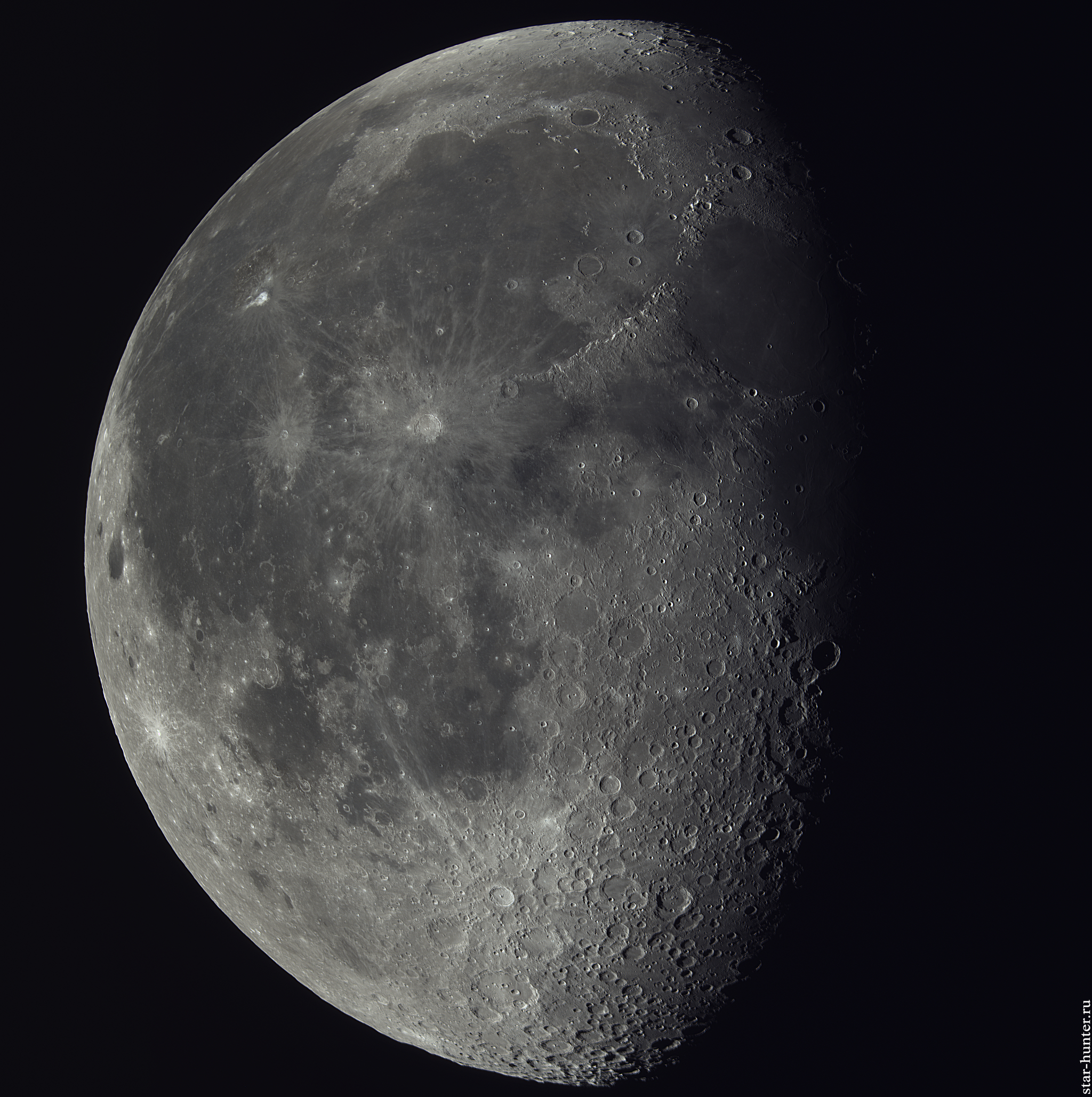 Luna, March 4, 2021, 02:59 - My, moon, Astrophoto, Astronomy, Space, Starhunter, Anapa, Anapadvor, Video