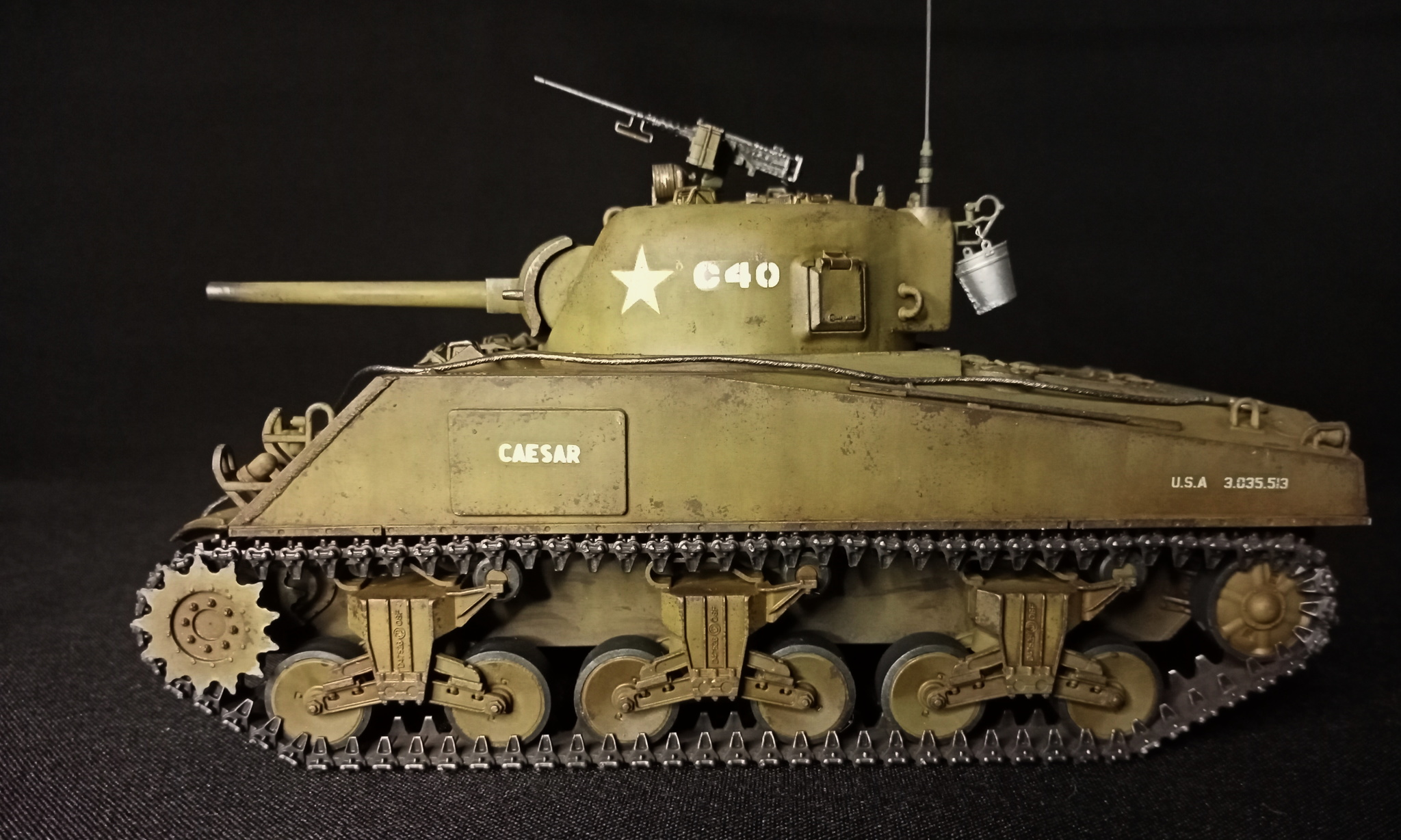 American bestseller. M4A2 Sherman - My, Stand modeling, Modeling, Prefabricated model, Tanks, Story, Technics, The Second World War, USA, Sherman, Needlework without process, Hobby, With your own hands, Video, Longpost