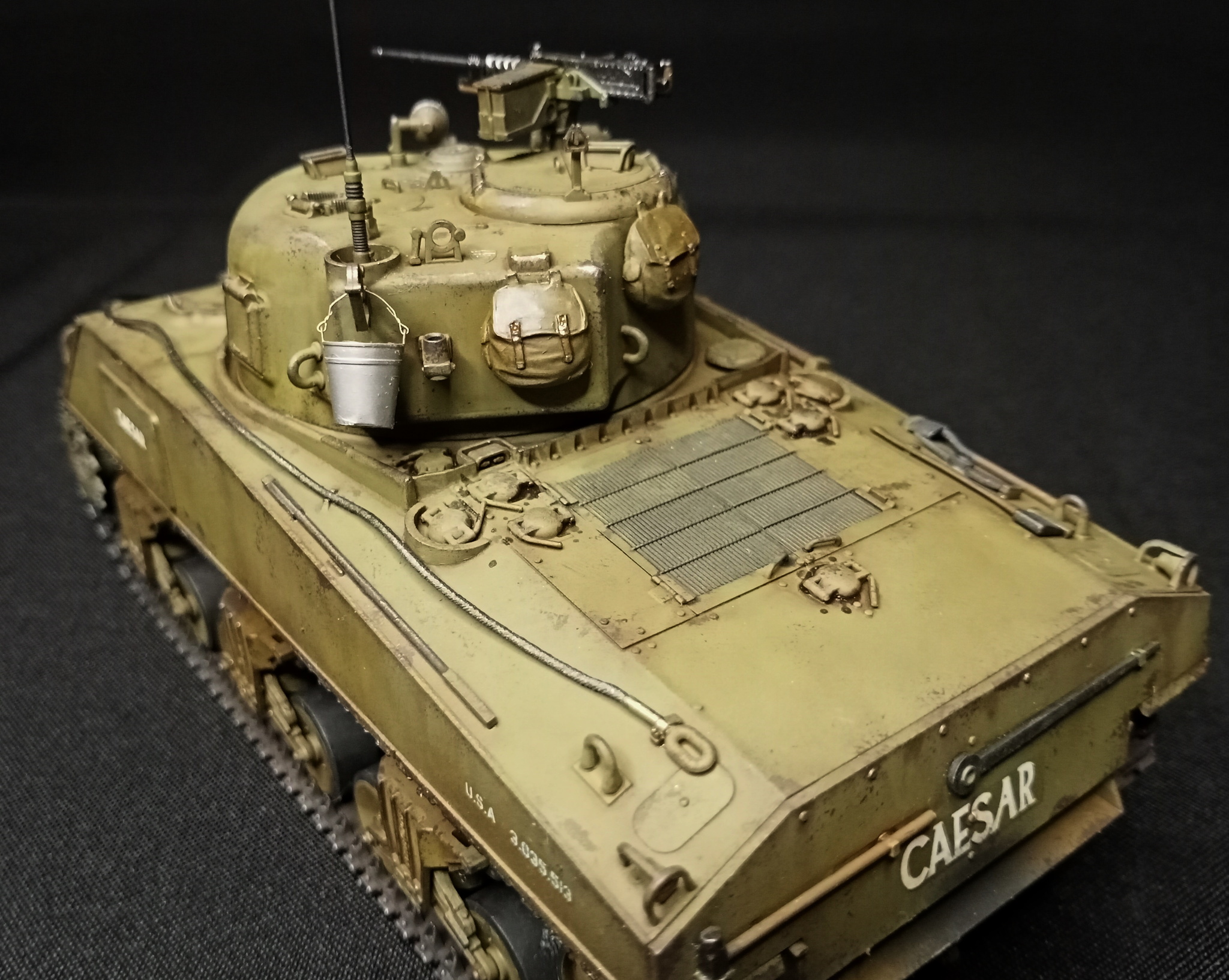 American bestseller. M4A2 Sherman - My, Stand modeling, Modeling, Prefabricated model, Tanks, Story, Technics, The Second World War, USA, Sherman, Needlework without process, Hobby, With your own hands, Video, Longpost