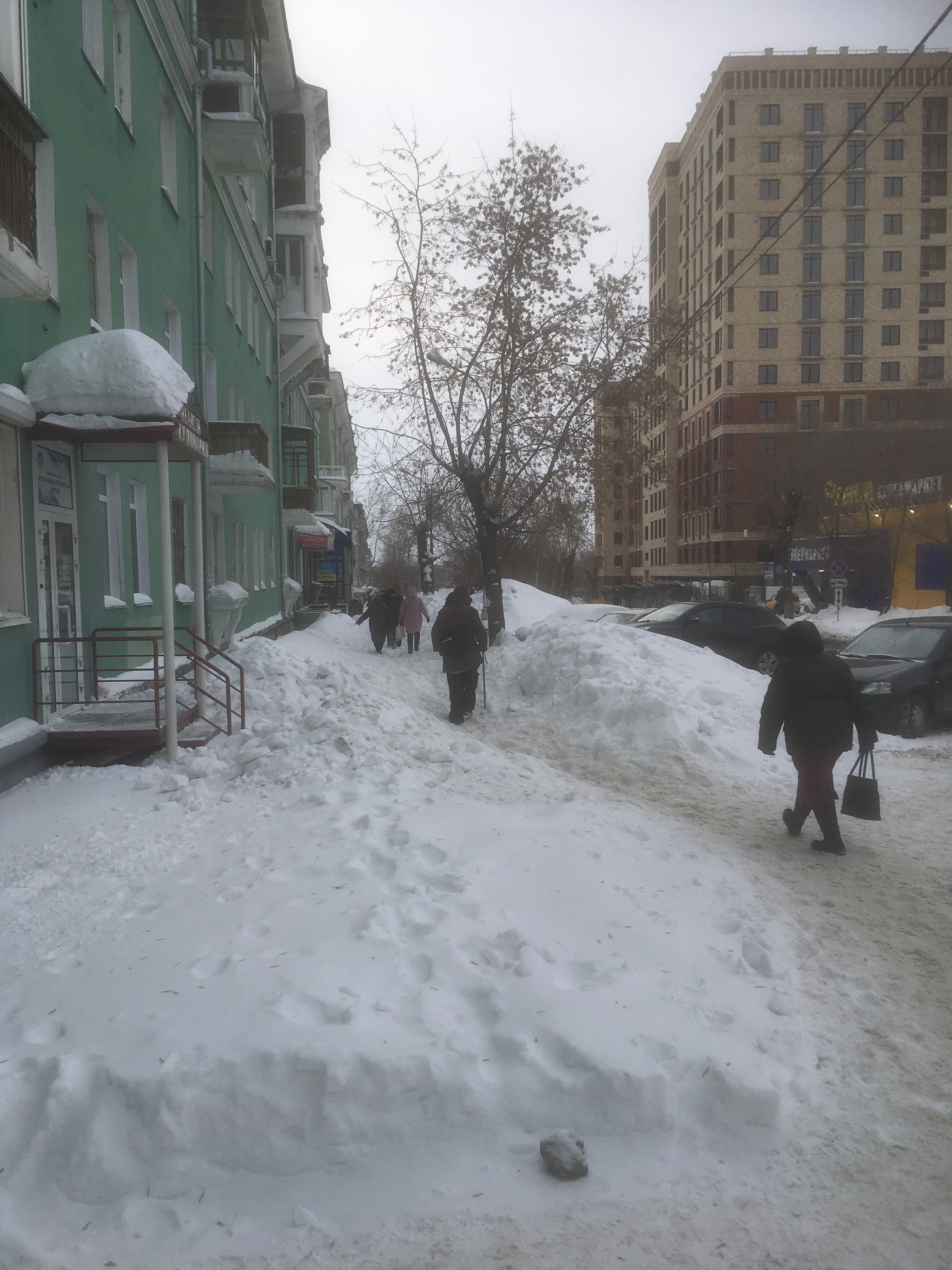 The enemy will not pass - My, Housing and communal services, Snow, Photo on sneaker, Sadness, Novosibirsk, Longpost