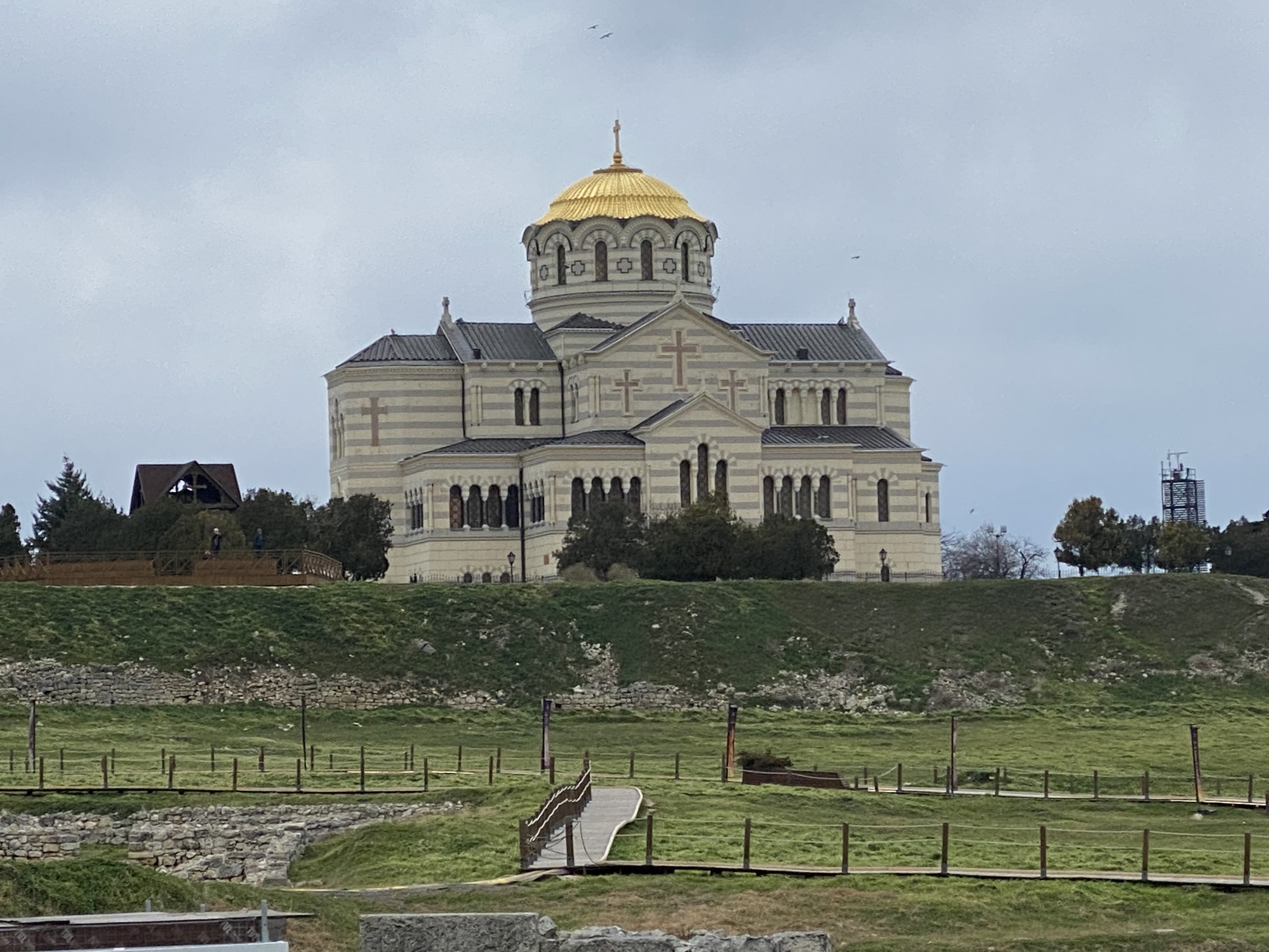 Весенний Херсонес - Моё, Херсонес, Весна, Фотография, Развалины, Холод, Длиннопост