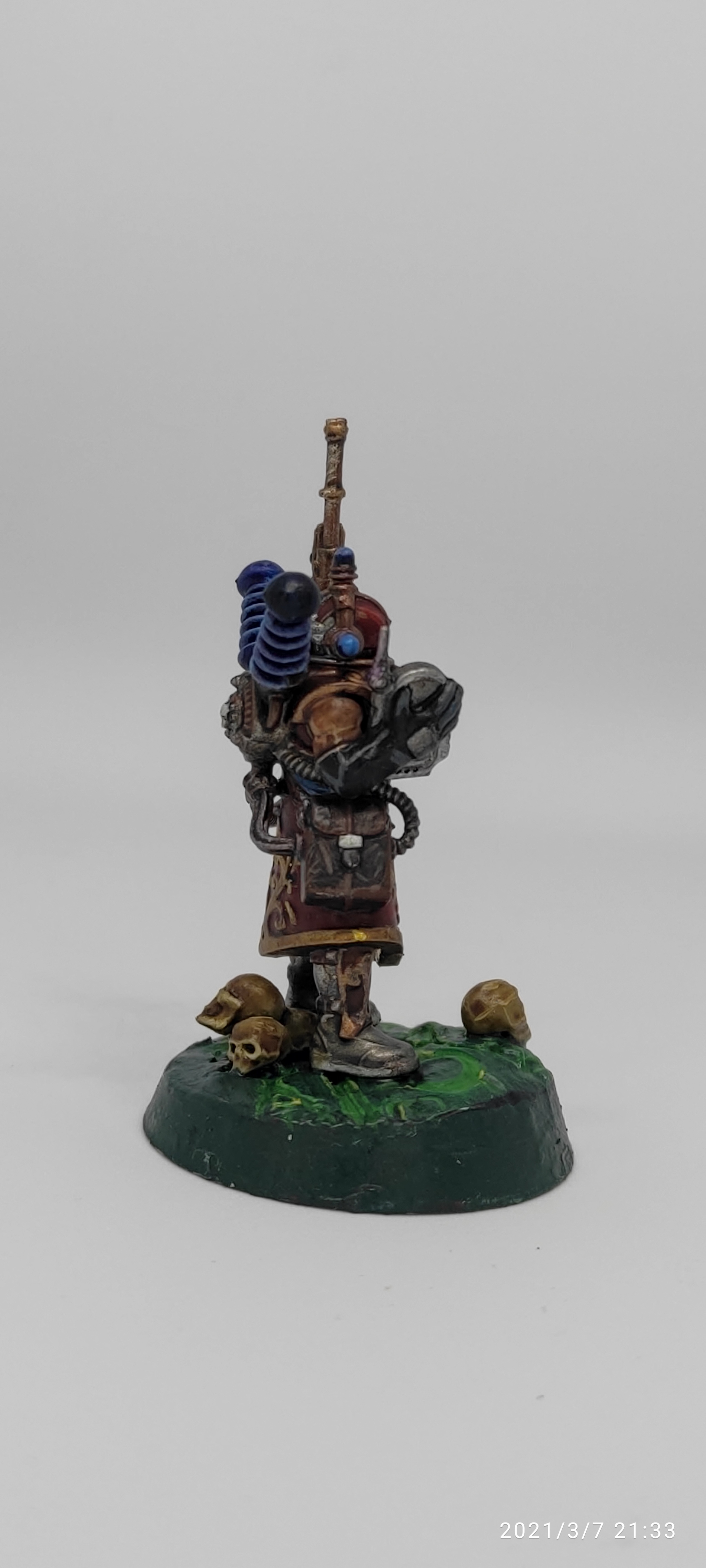 Another painting post - My, Warhammer 40k, Games Workshop, Techpriest, Mars, Wh miniatures, Wh painting, Skitarii, Adeptus Mechanicus, Blackstone Fortress, Hobby, Modeling, Longpost