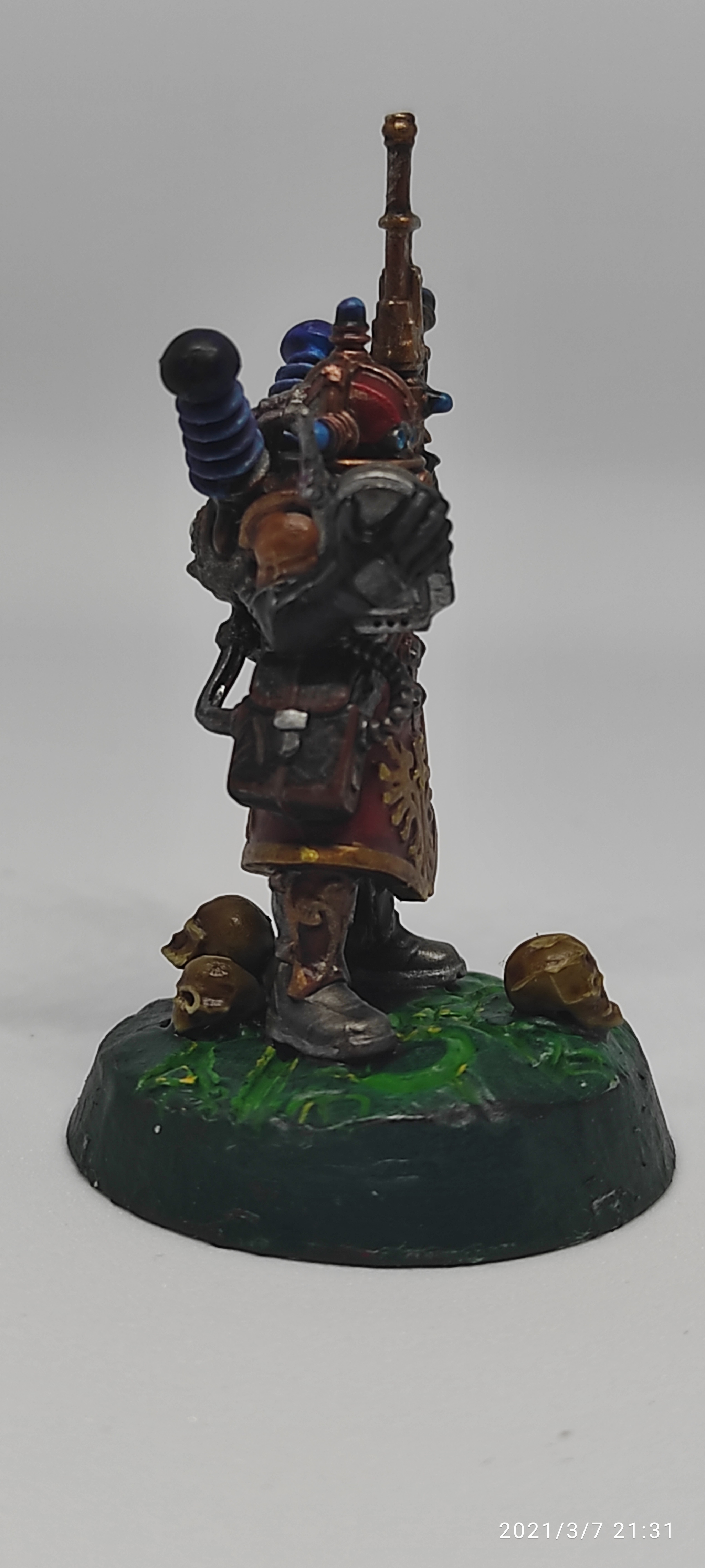 Another painting post - My, Warhammer 40k, Games Workshop, Techpriest, Mars, Wh miniatures, Wh painting, Skitarii, Adeptus Mechanicus, Blackstone Fortress, Hobby, Modeling, Longpost