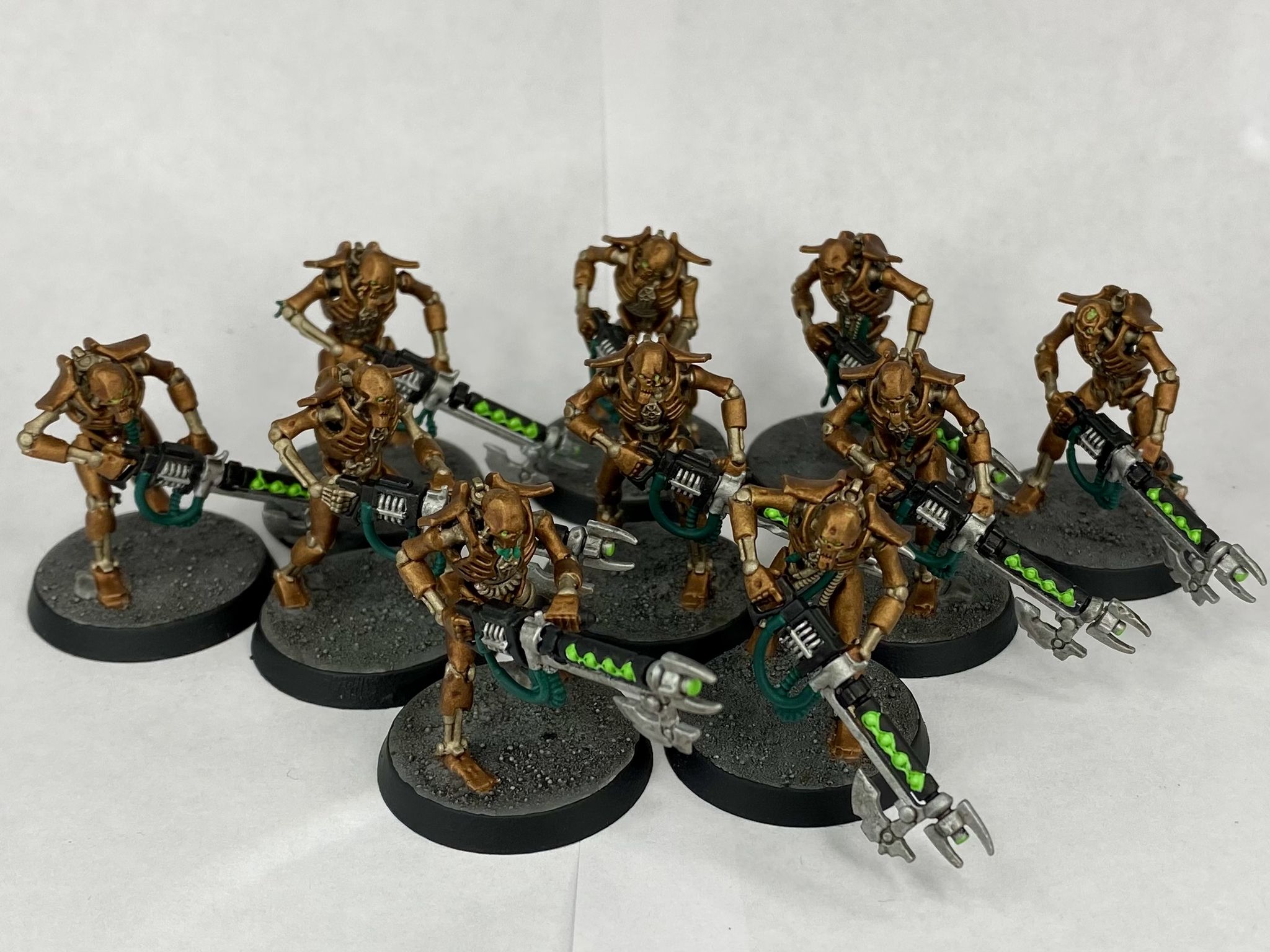 Corrupted the Necrons from Indomitus - My, Warhammer, Painting miniatures, Warhammer 40k, Longpost