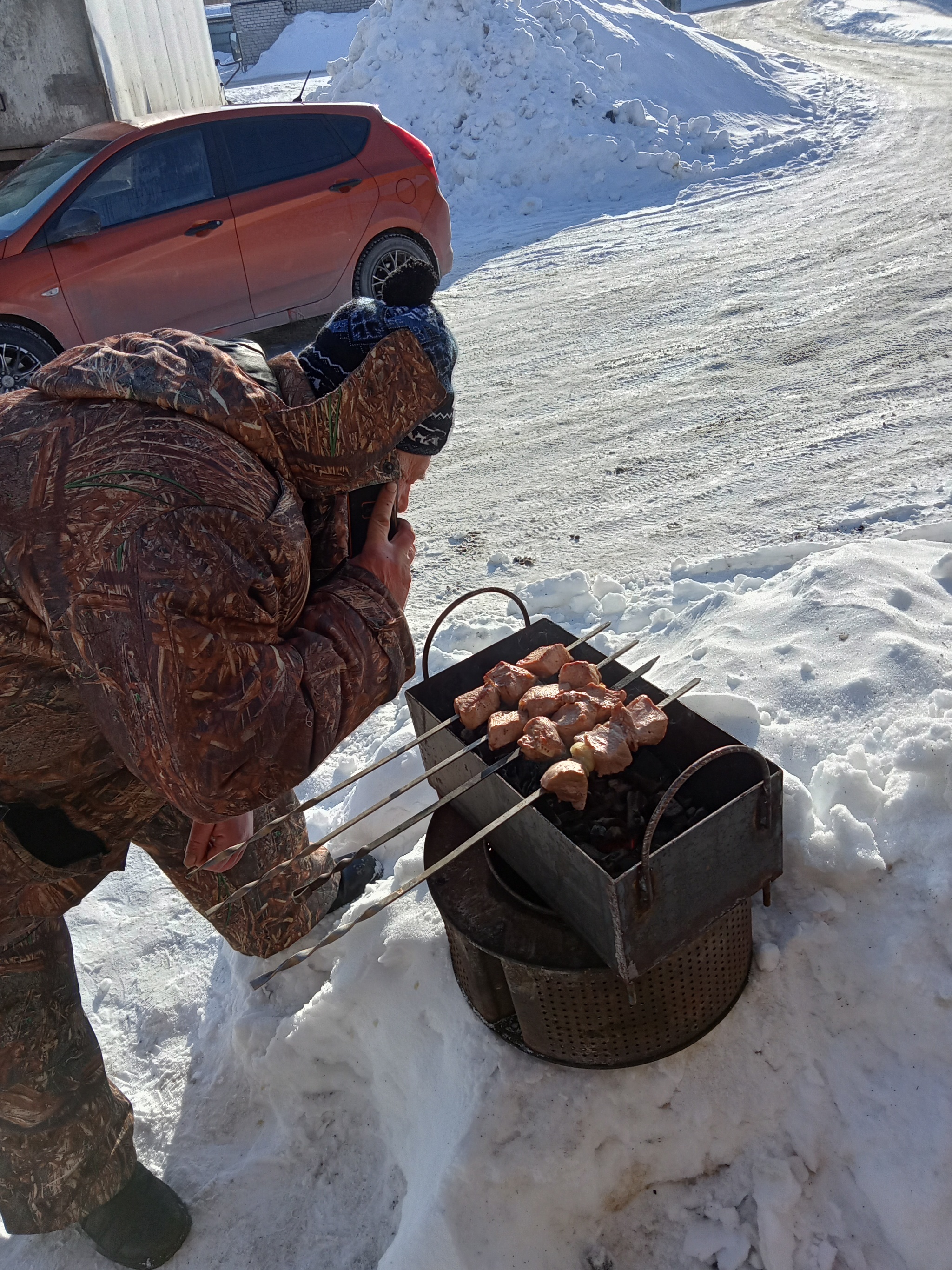 Hello our beloved women - My, March 8 - International Women's Day, Shashlik, Longpost