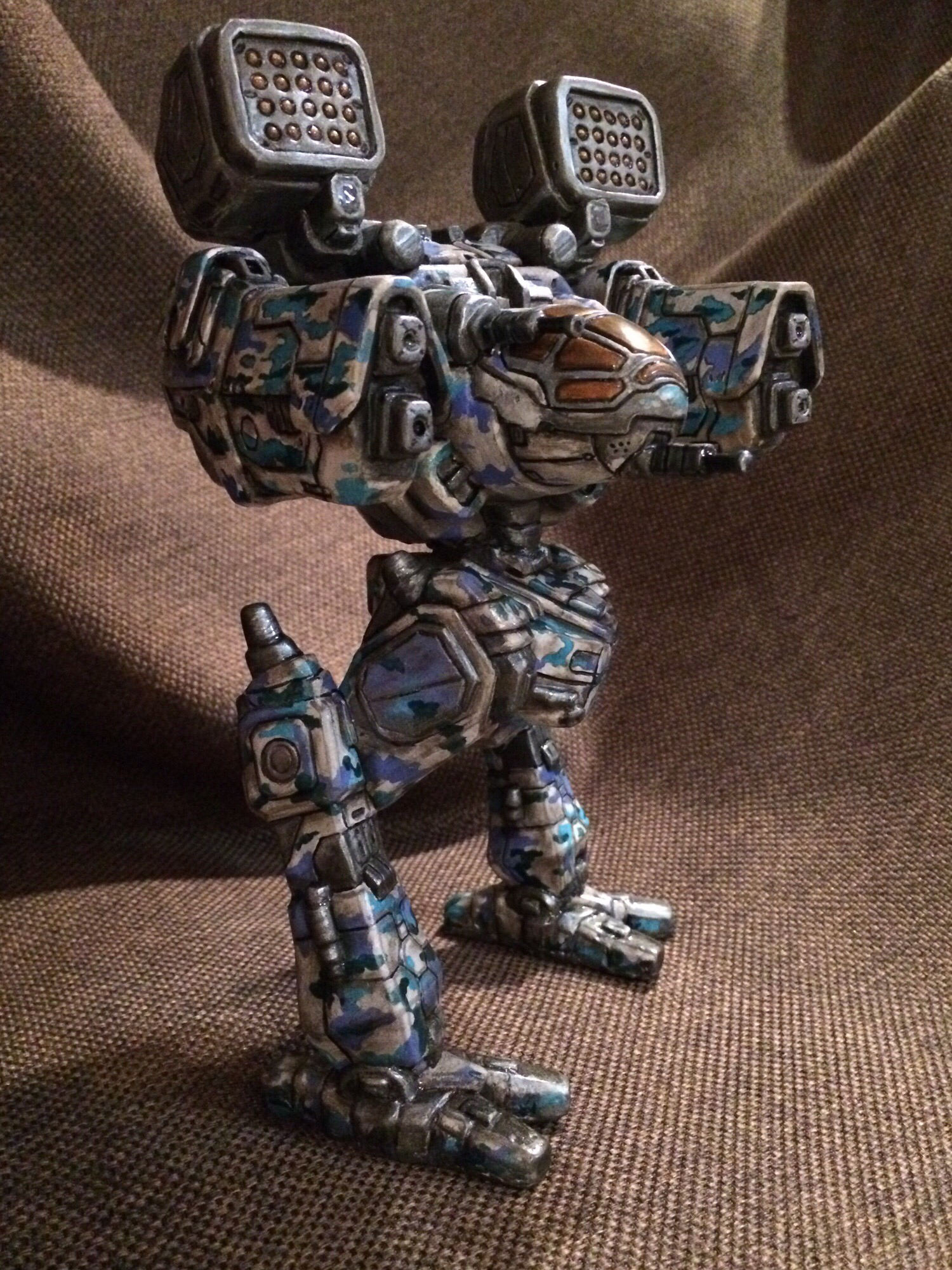 Robot - My, Robot, Polymer clay, Лепка, Longpost, Mad Cat, Battletech