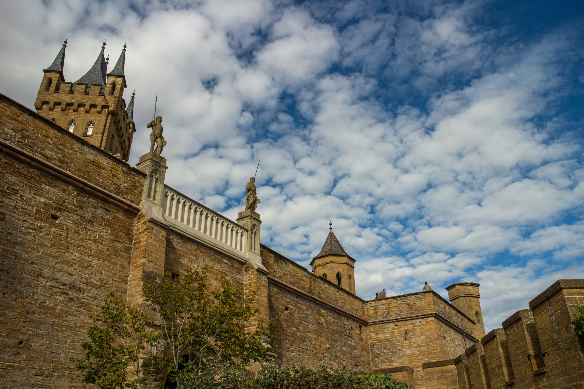 Hohenzollern Castle - My, Germany, Lock, Travels, Hohenzollern Castle, Landscape, Sky, Middle Ages, Prussia, Longpost, Fortification