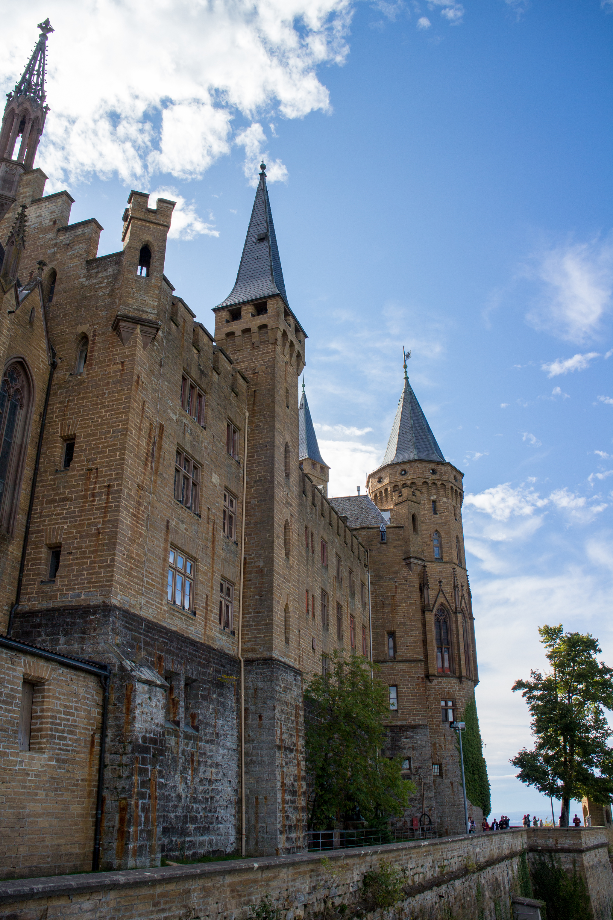 Hohenzollern Castle - My, Germany, Lock, Travels, Hohenzollern Castle, Landscape, Sky, Middle Ages, Prussia, Longpost, Fortification