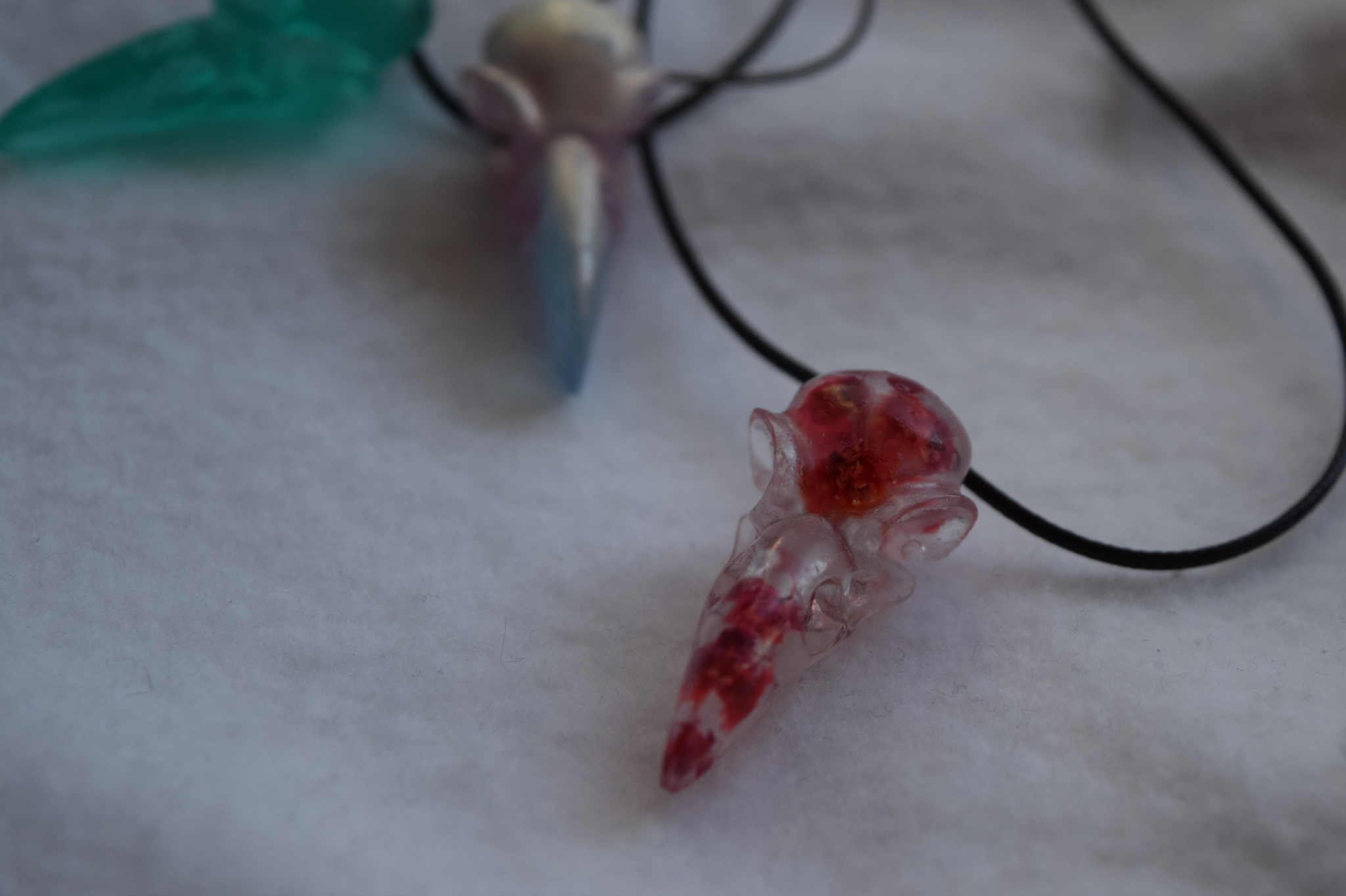 Bird skulls made of epoxy resin - My, With your own hands, Epoxy resin, Epoxy resin jewelry, Longpost, Needlework without process