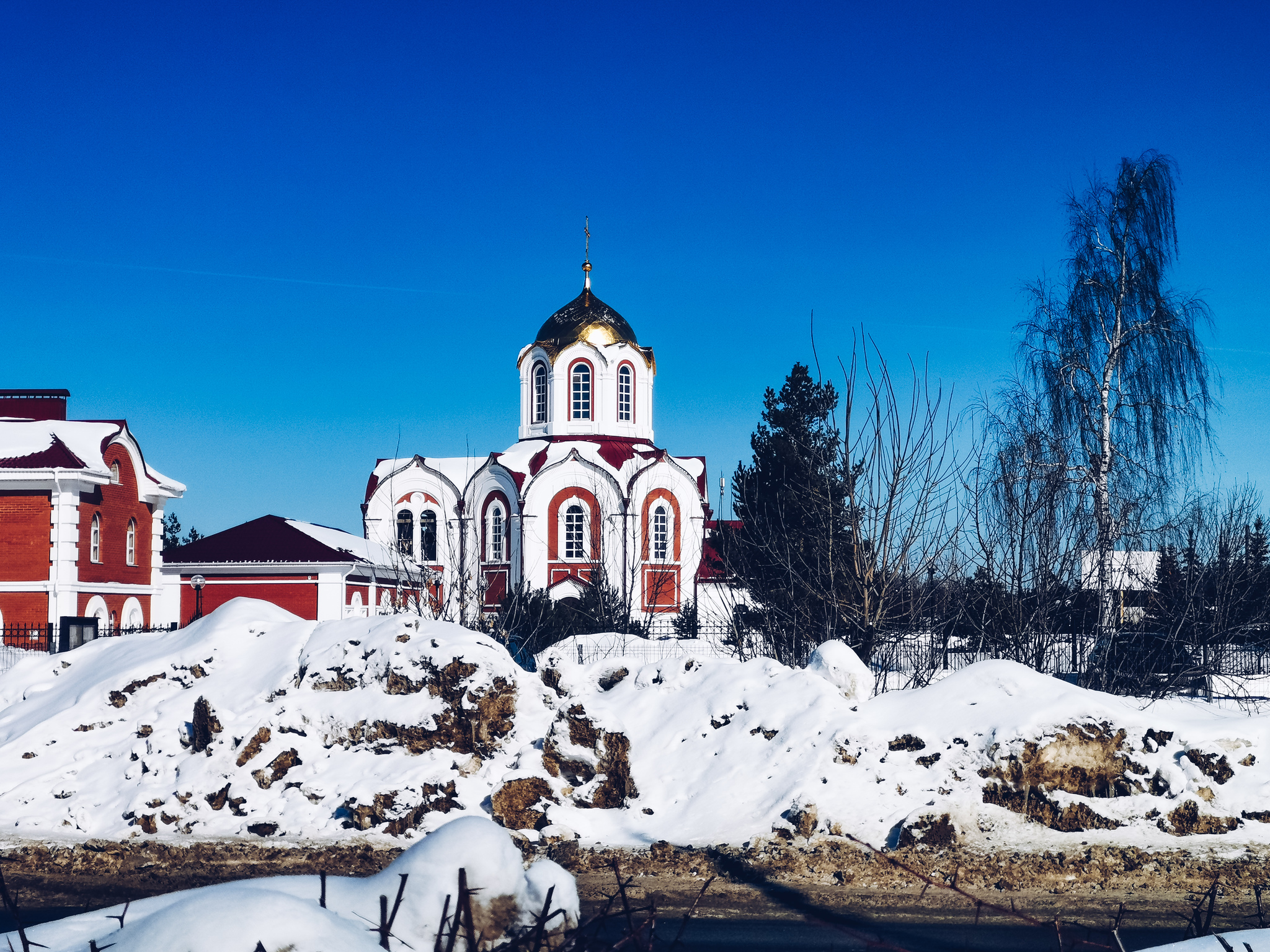 Городское - Моё, Мобильная фотография, Велосипед, Велопрогулка, Весна, Снег, Дзержинск, Длиннопост