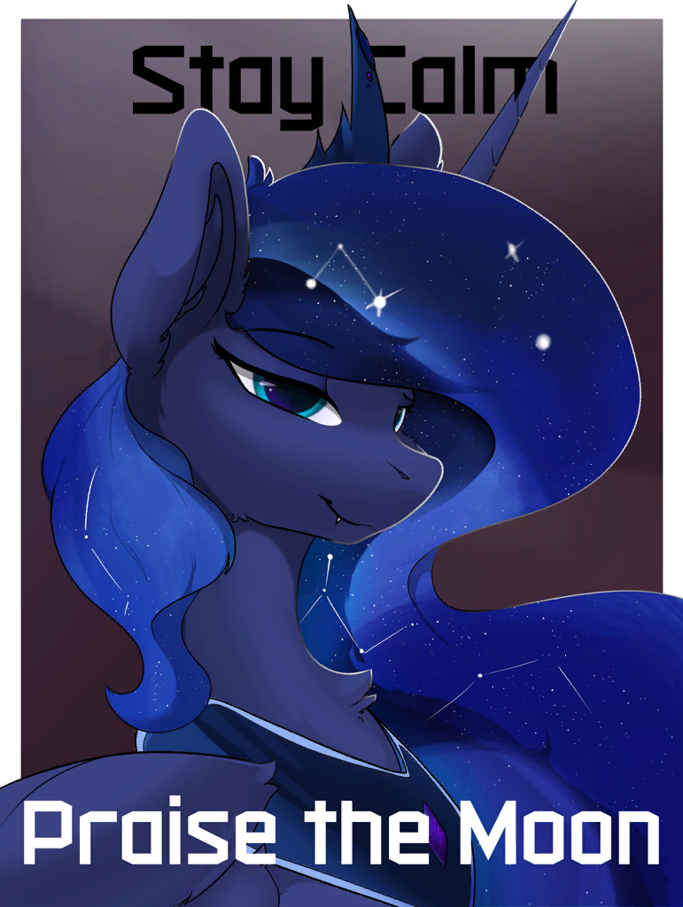 Keep calm - My little pony, Princess luna, Therealf1rebird