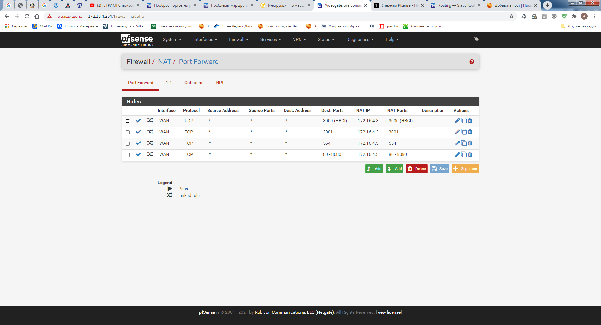 Need advice on network setup - Routing, Port forwarding, Pfsense