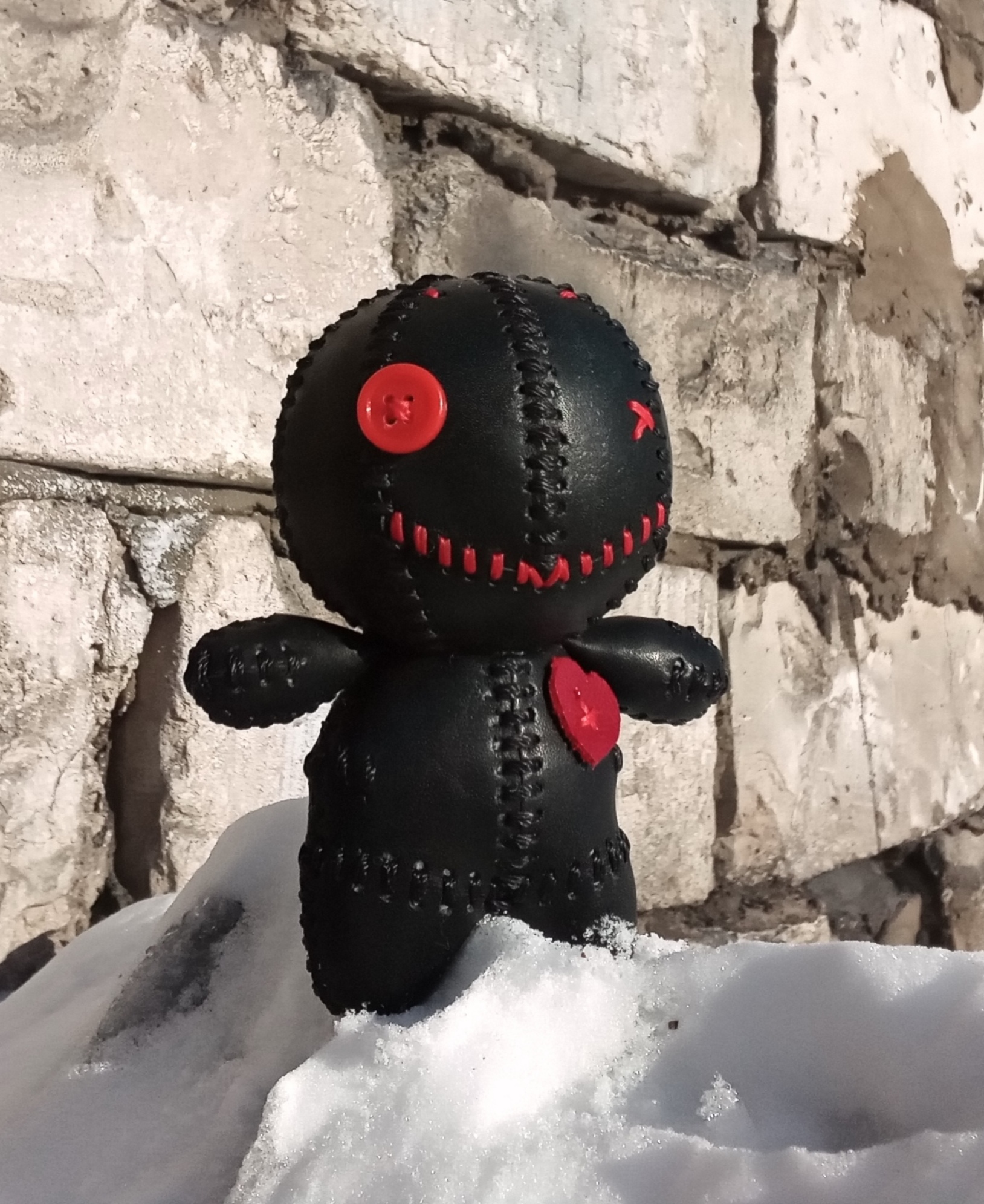 A voodoo doll - My, Leather products, Handmade, Longpost, Needlework without process