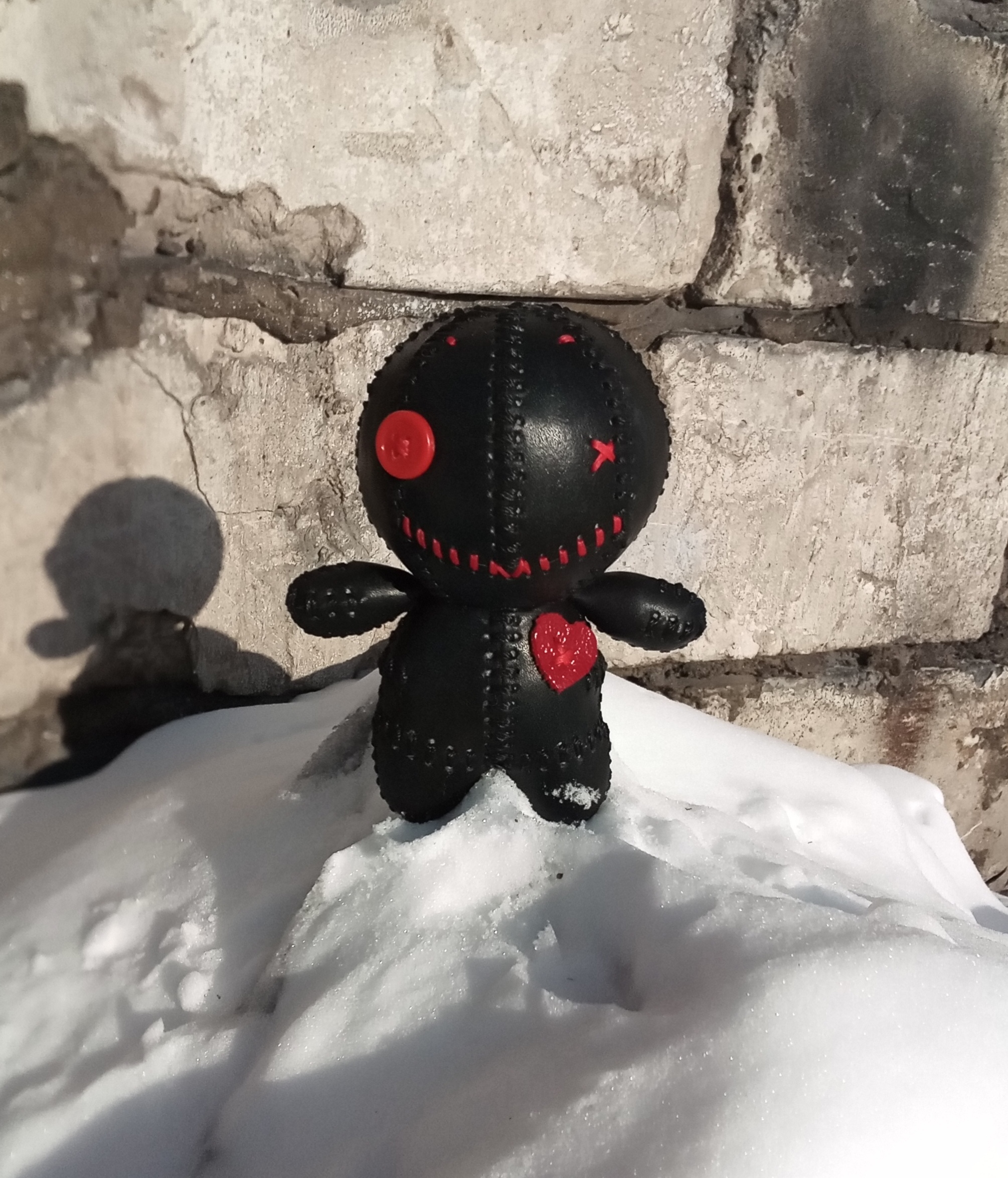 A voodoo doll - My, Leather products, Handmade, Longpost, Needlework without process