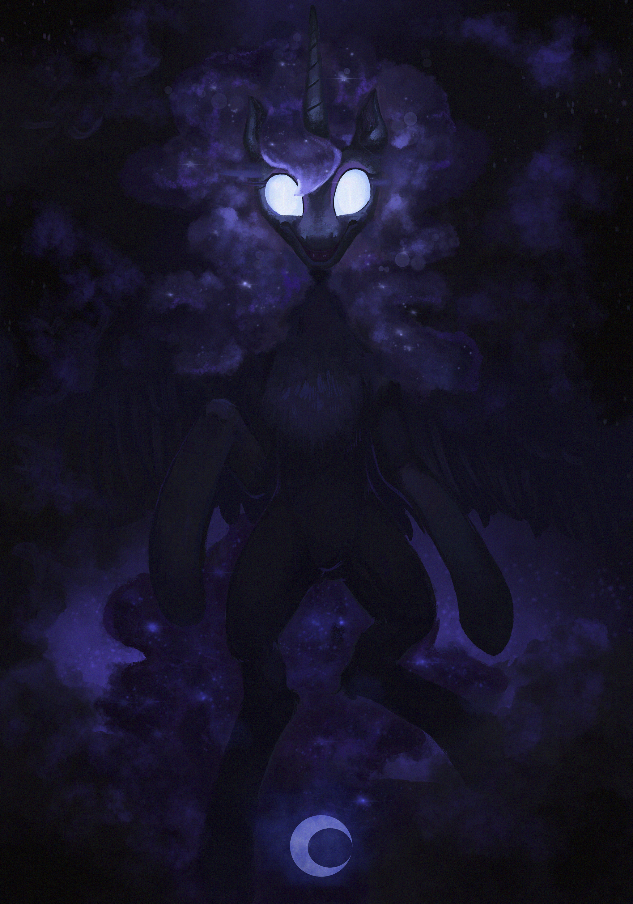 Nightmare - My little pony, PonyArt, Nightmare moon, Angusdra