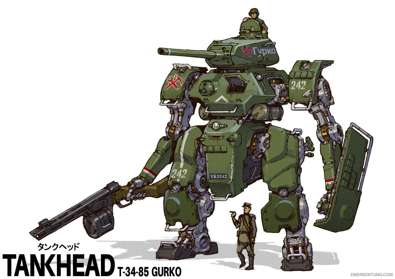 Mecha tanks. WW2 - Art, Fur, Tanks, Robot, Longpost