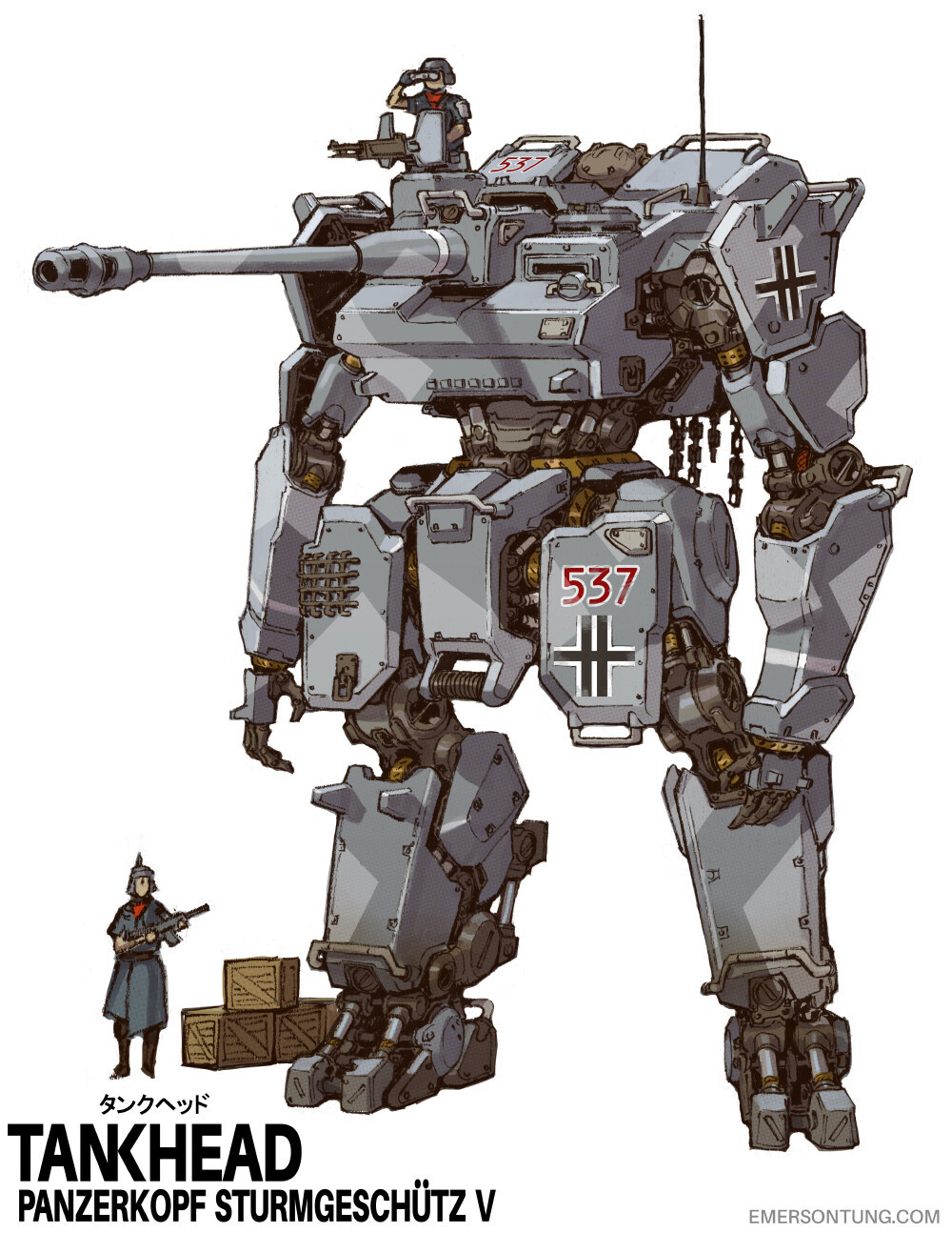 Mecha tanks. WW2 - Art, Fur, Tanks, Robot, Longpost