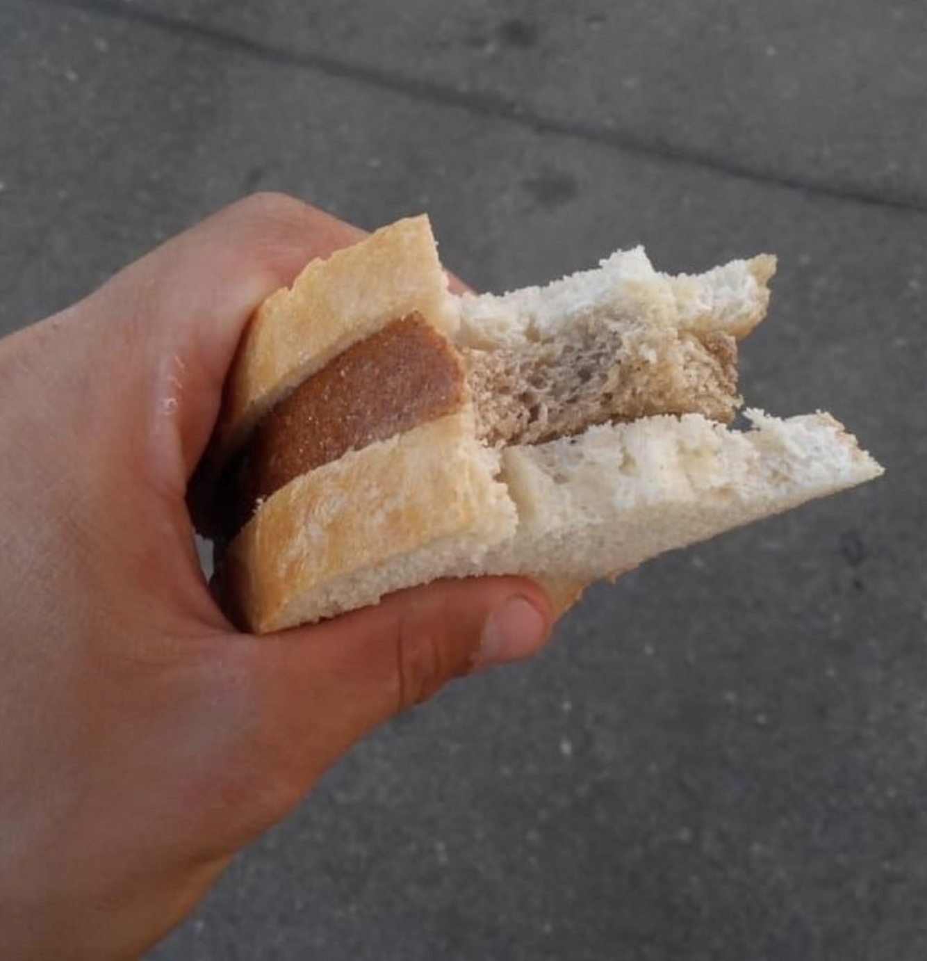 Solid - Bread, A sandwich