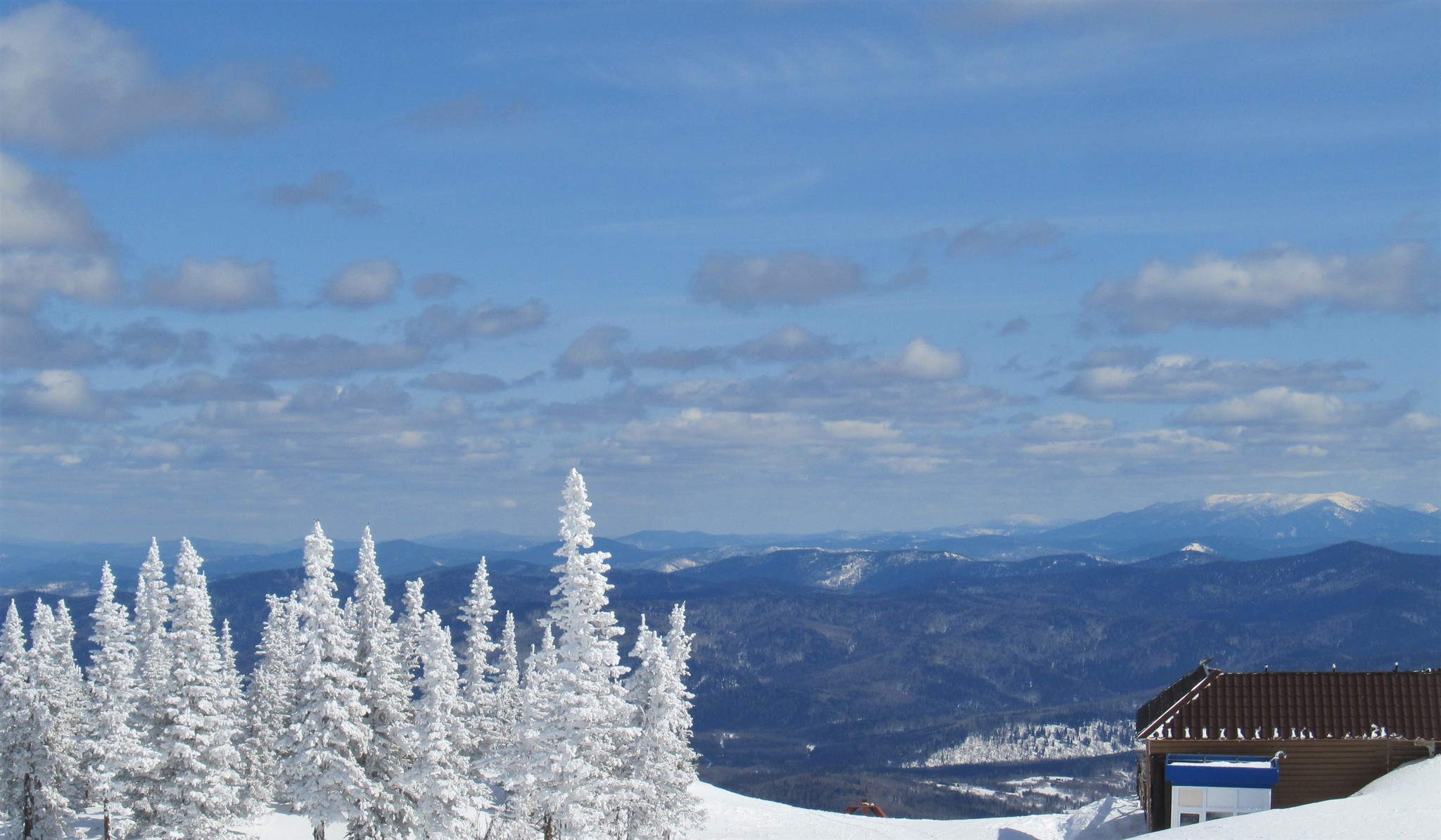 Spring, you say? - My, March, Winter, Sheregesh, Work, Ski resort, Longpost