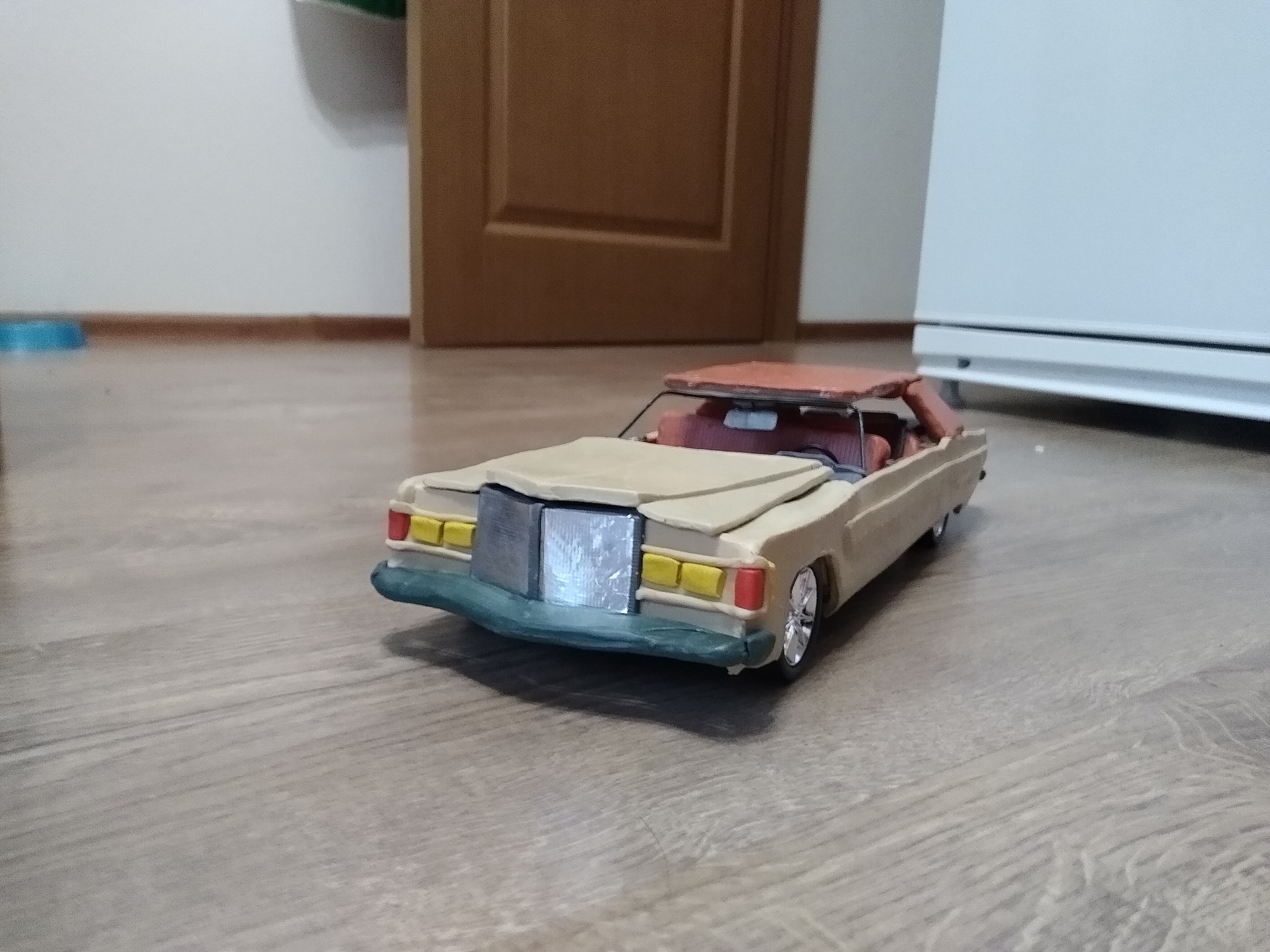 Making an epic Cadillac Deville from plasticine (long post) - My, Plasticine, Лепка, Cadillac, Cadillac DeVille, Modeling, Car, Auto, Longpost