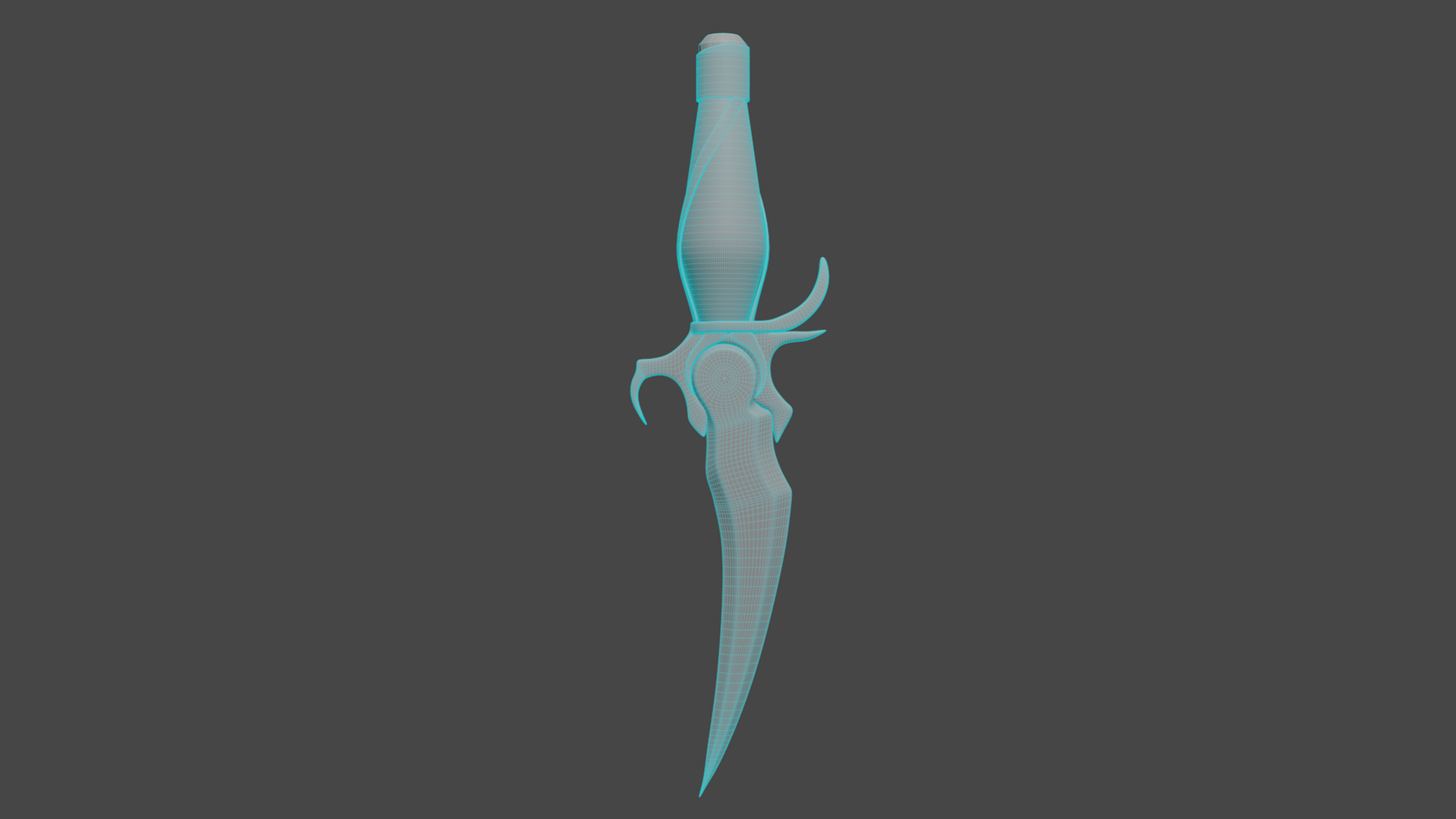 Dagger of Time - My, Blender, Substance painter, Autodesk Maya, 3D modeling, Prince of Persia, Dagger, Video, Longpost