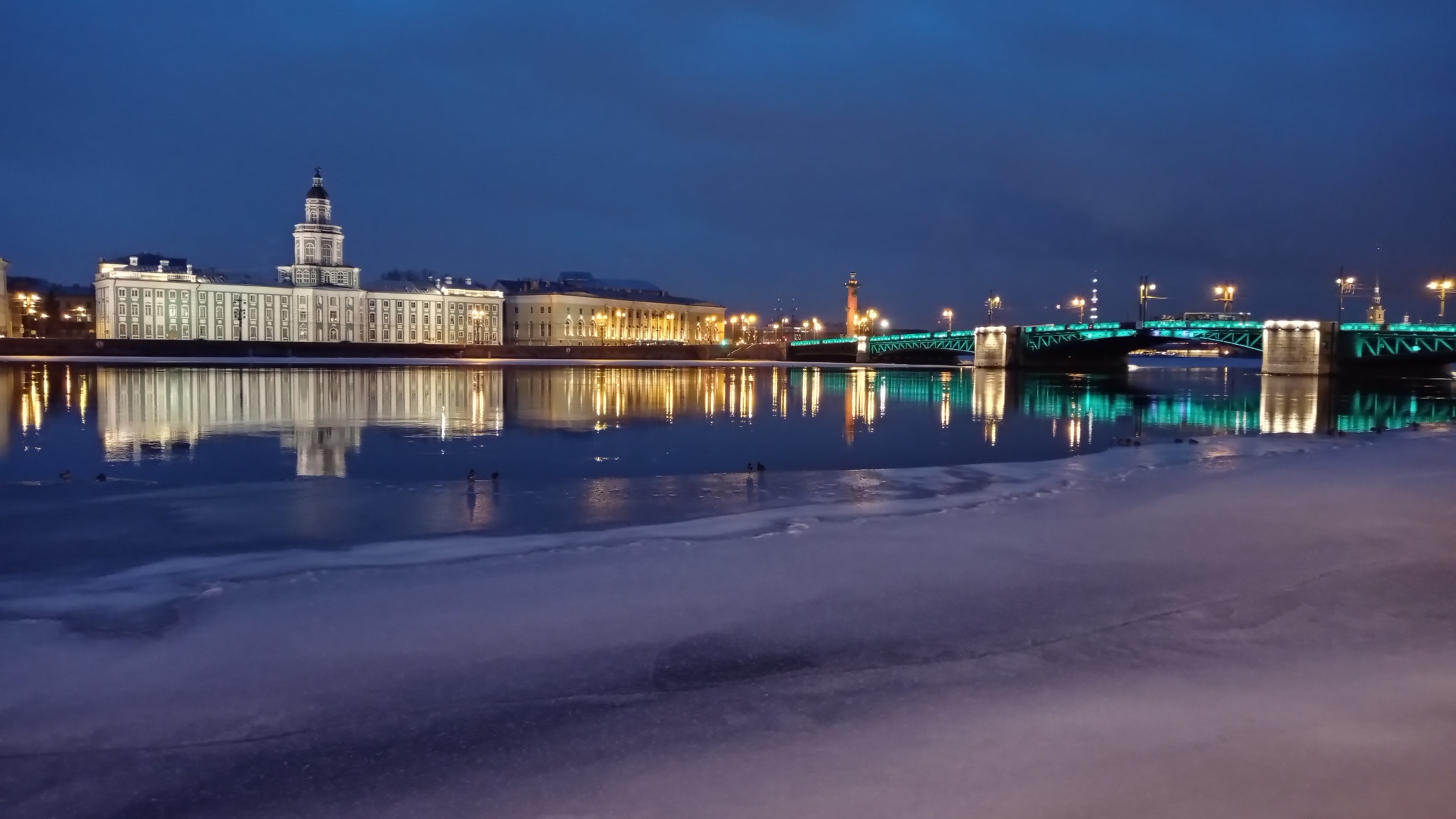 Neva - My, Mobile photography, Beginning photographer, Saint Petersburg, Palace Bridge, Sunset, Longpost