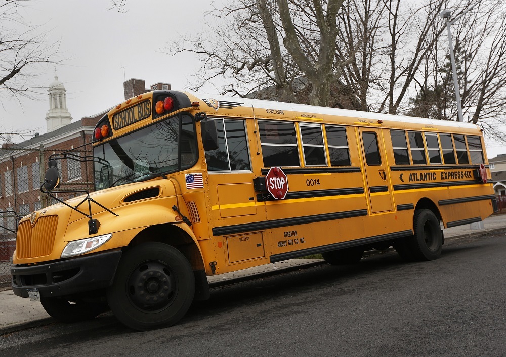 Зачем на школьных автобусах в США черные полосы?