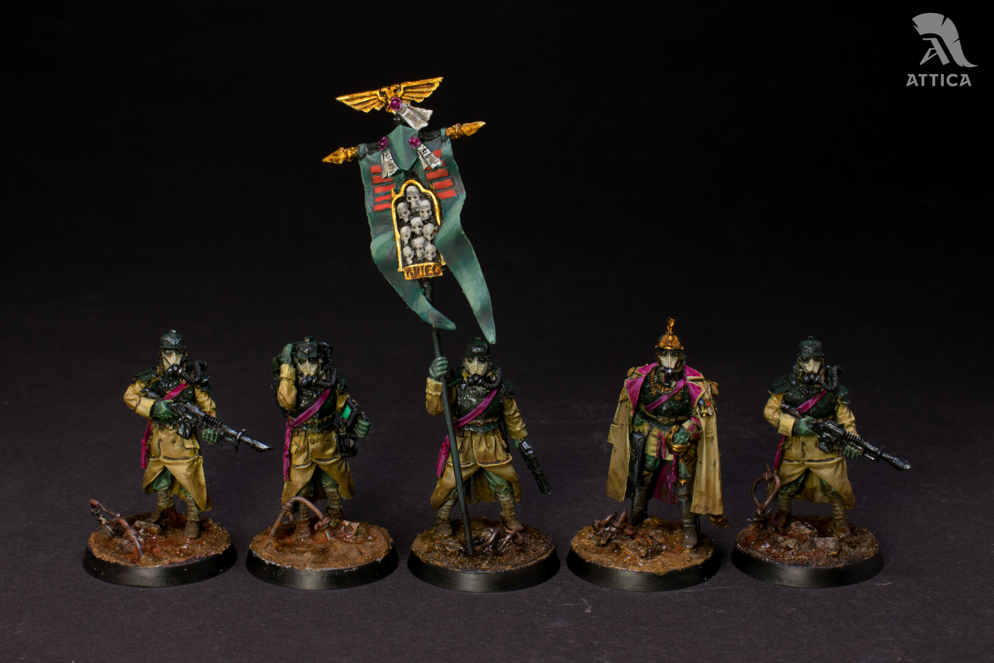 Death Korps of Krieg - My, Warhammer 40k, Warhammer, Painting, Painting miniatures, Desktop wargame, Death korps of krieg, Longpost